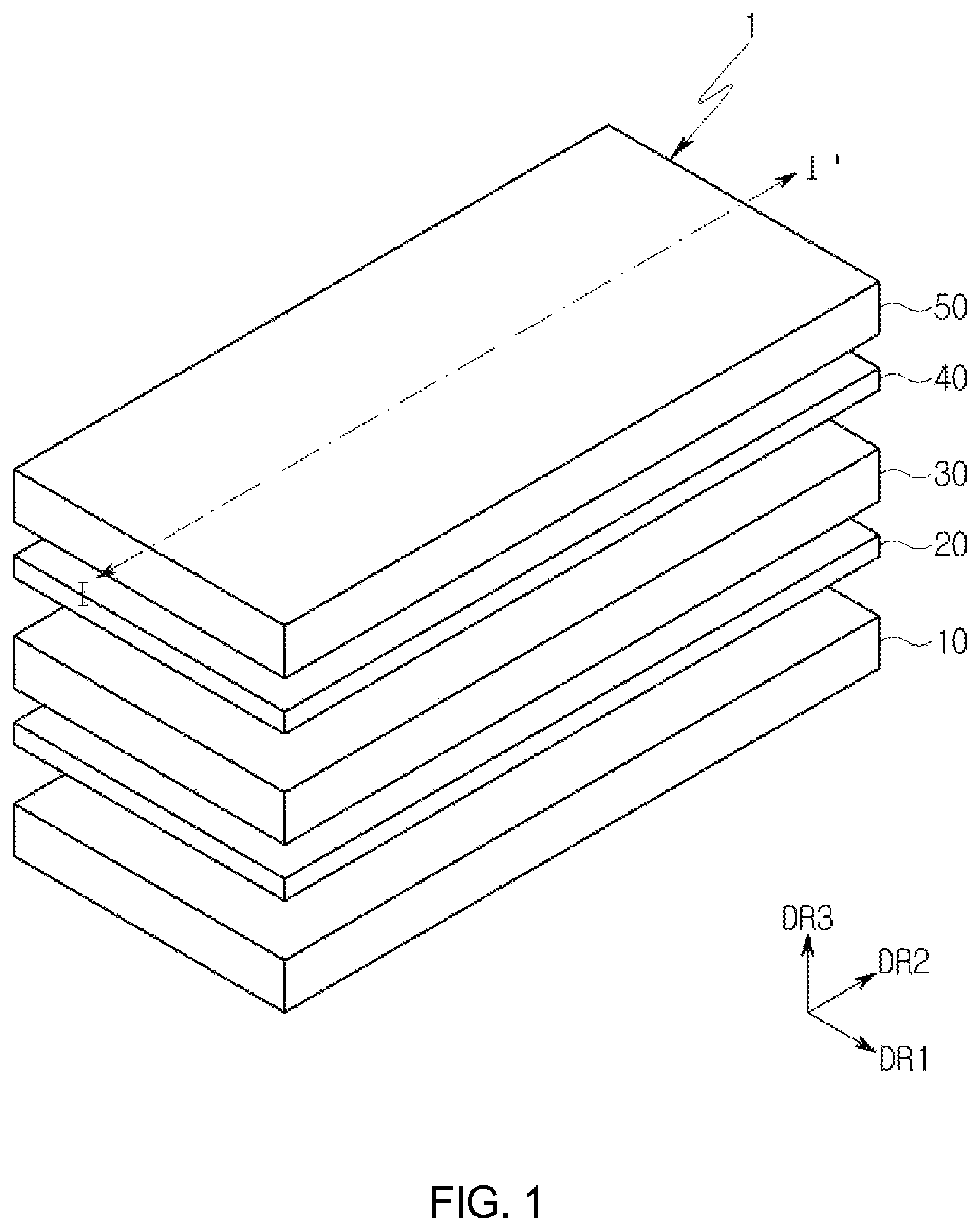 Patent US12092913 Figure 1 – Light path control member, and display device including same