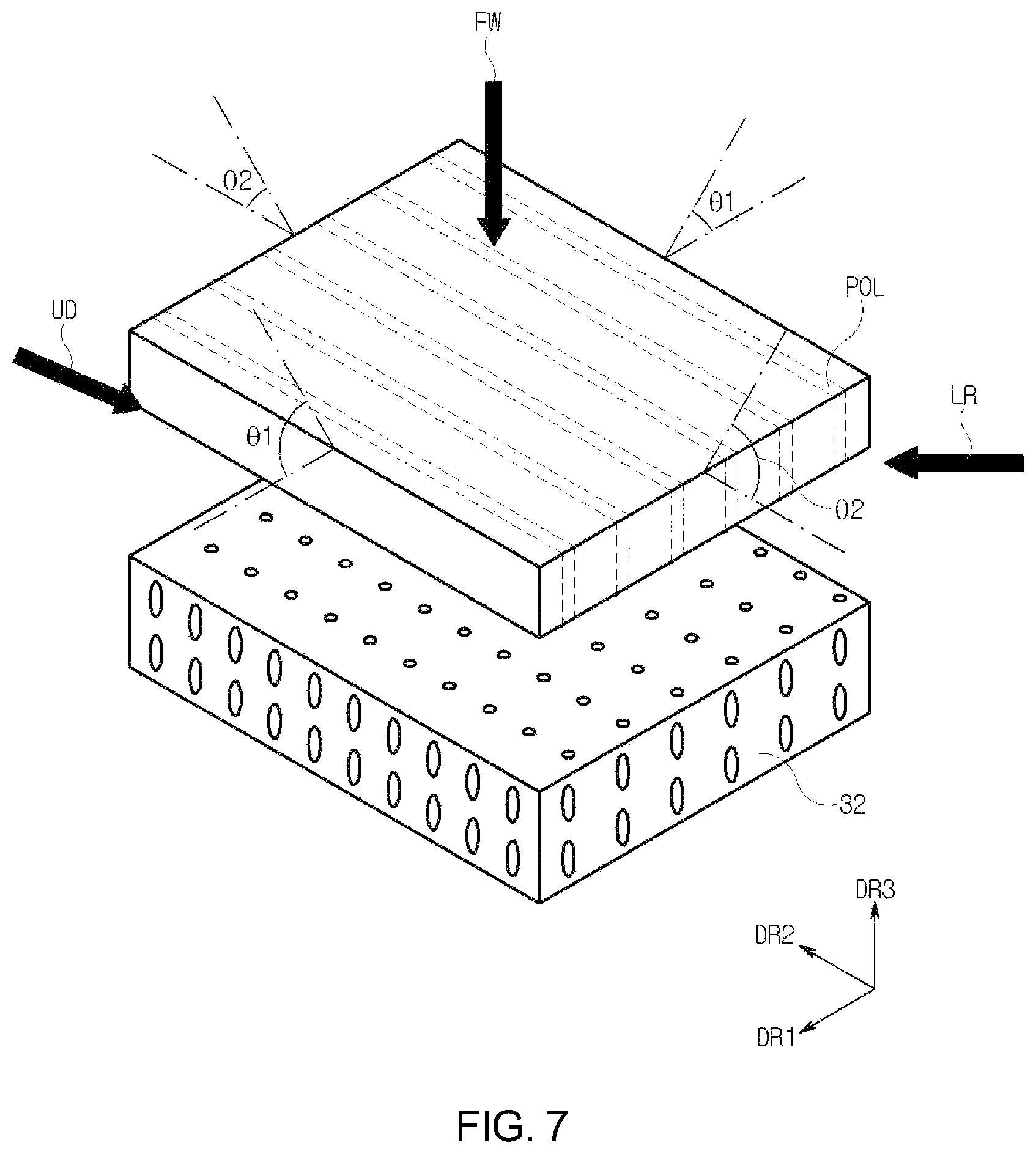 Patent US12092913 Figure 5 – Light path control member, and display device including same
