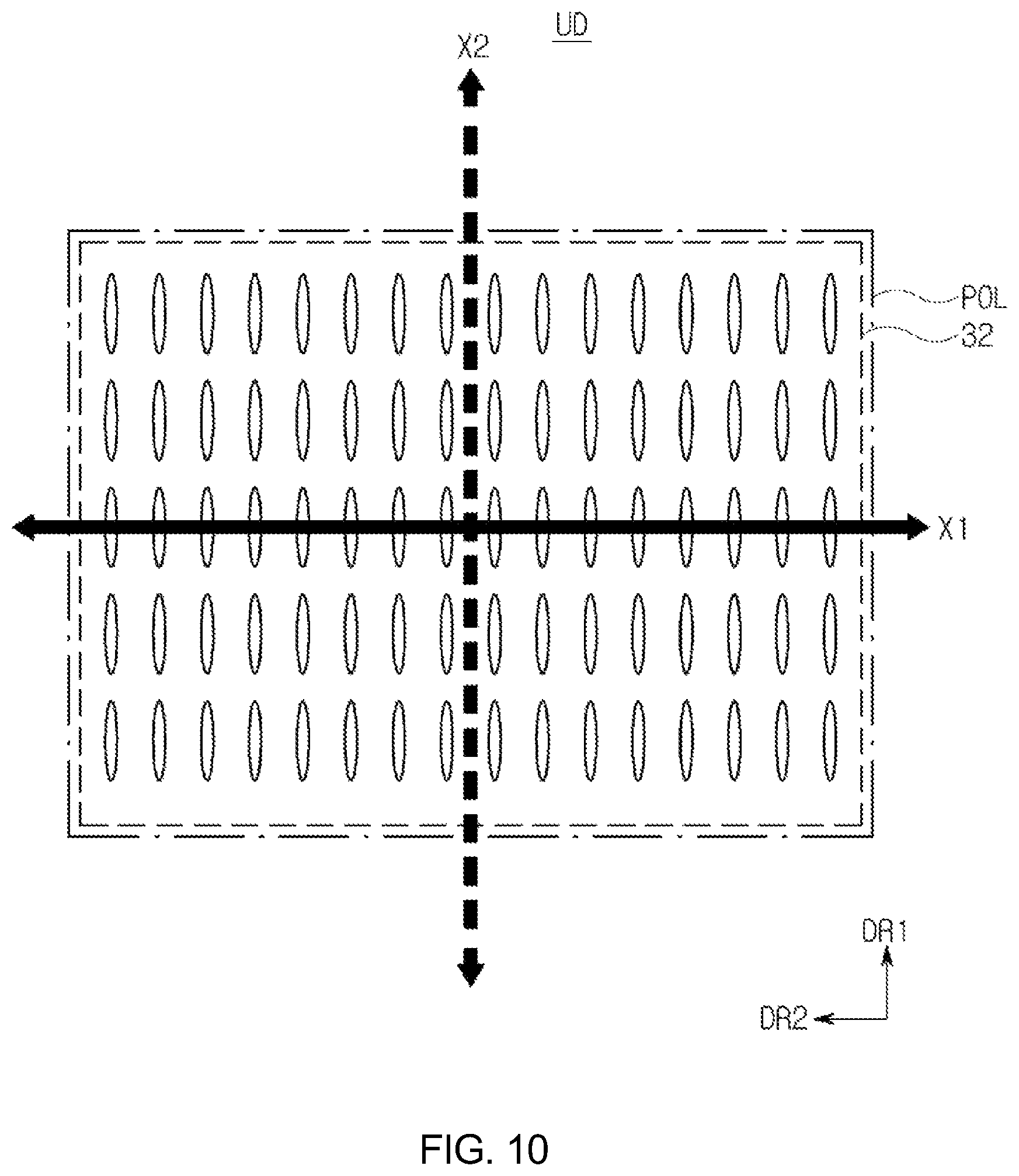 Patent US12092913 Figure 8 – Light path control member, and display device including same