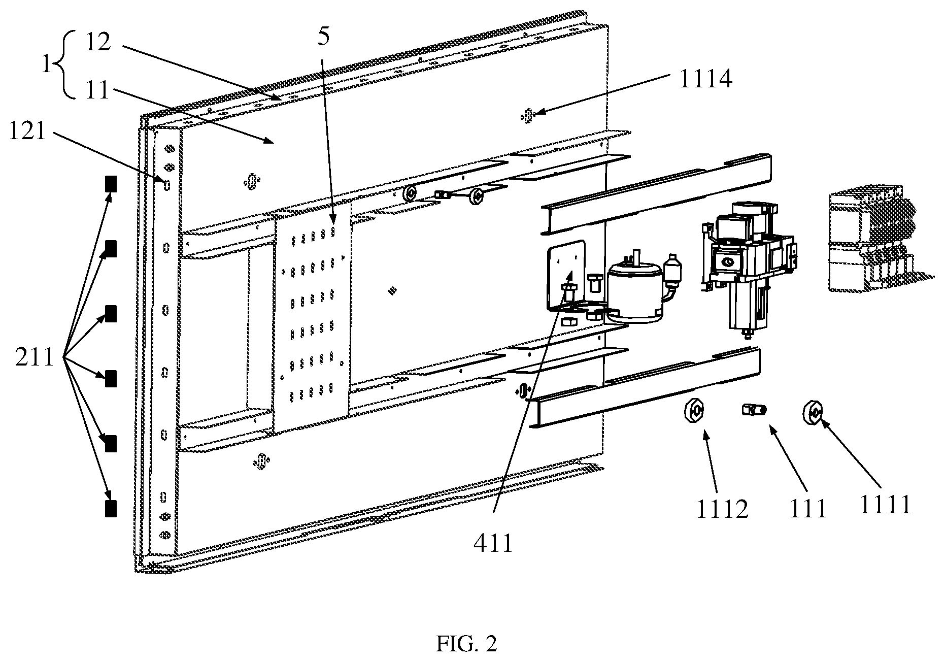 Patent US12092921 Figure 2 – Backlight module and display device