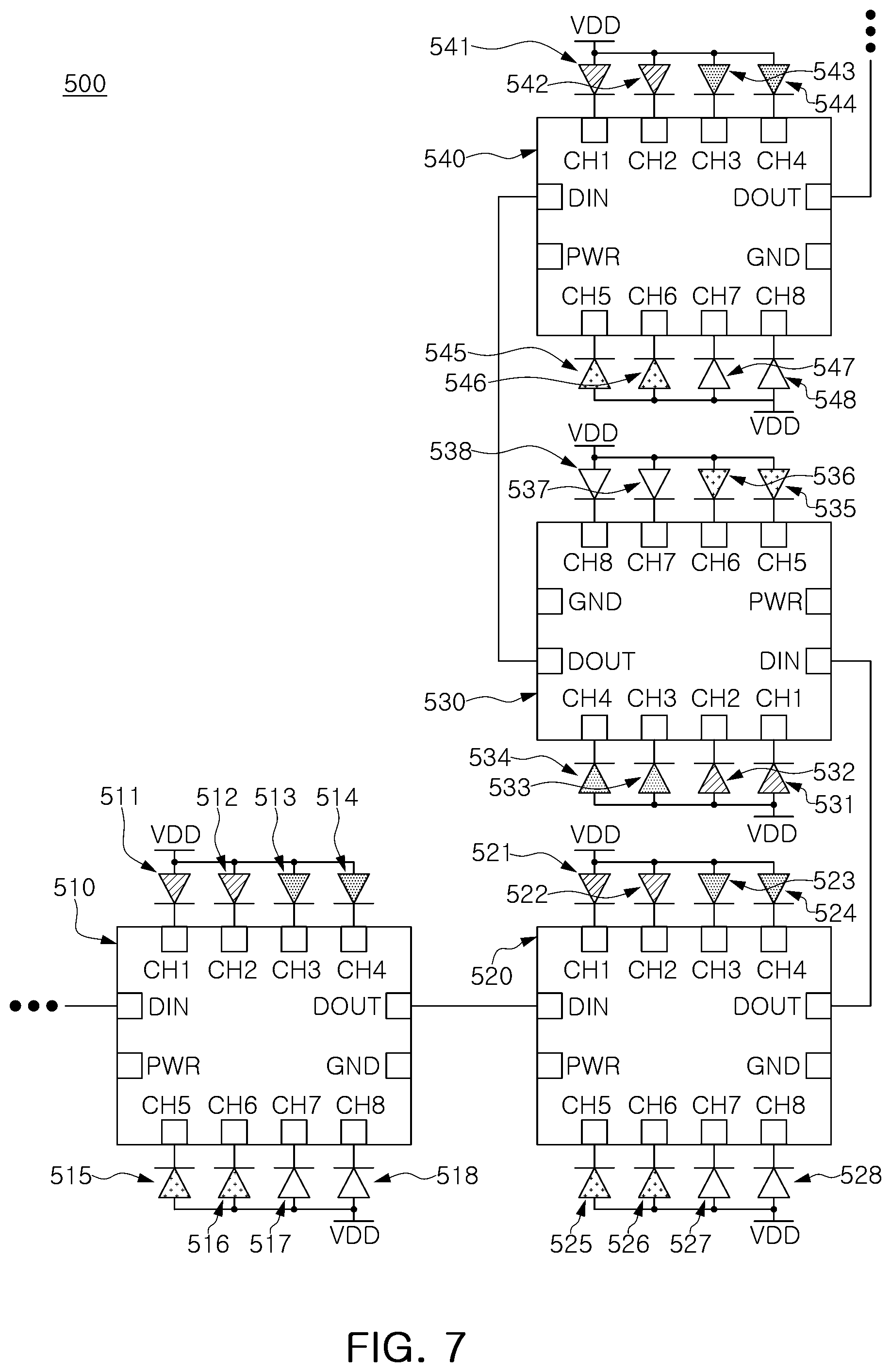 Patent US12092923 Figure 8 – Backlight system