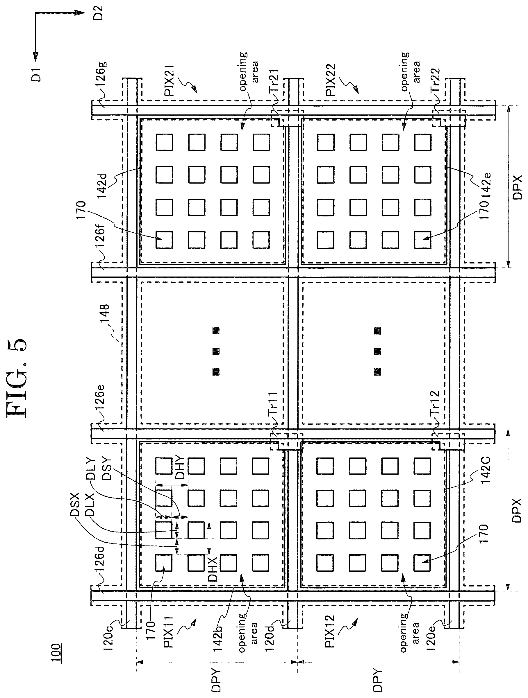 Patent US12092930 Figure 5 – Display device