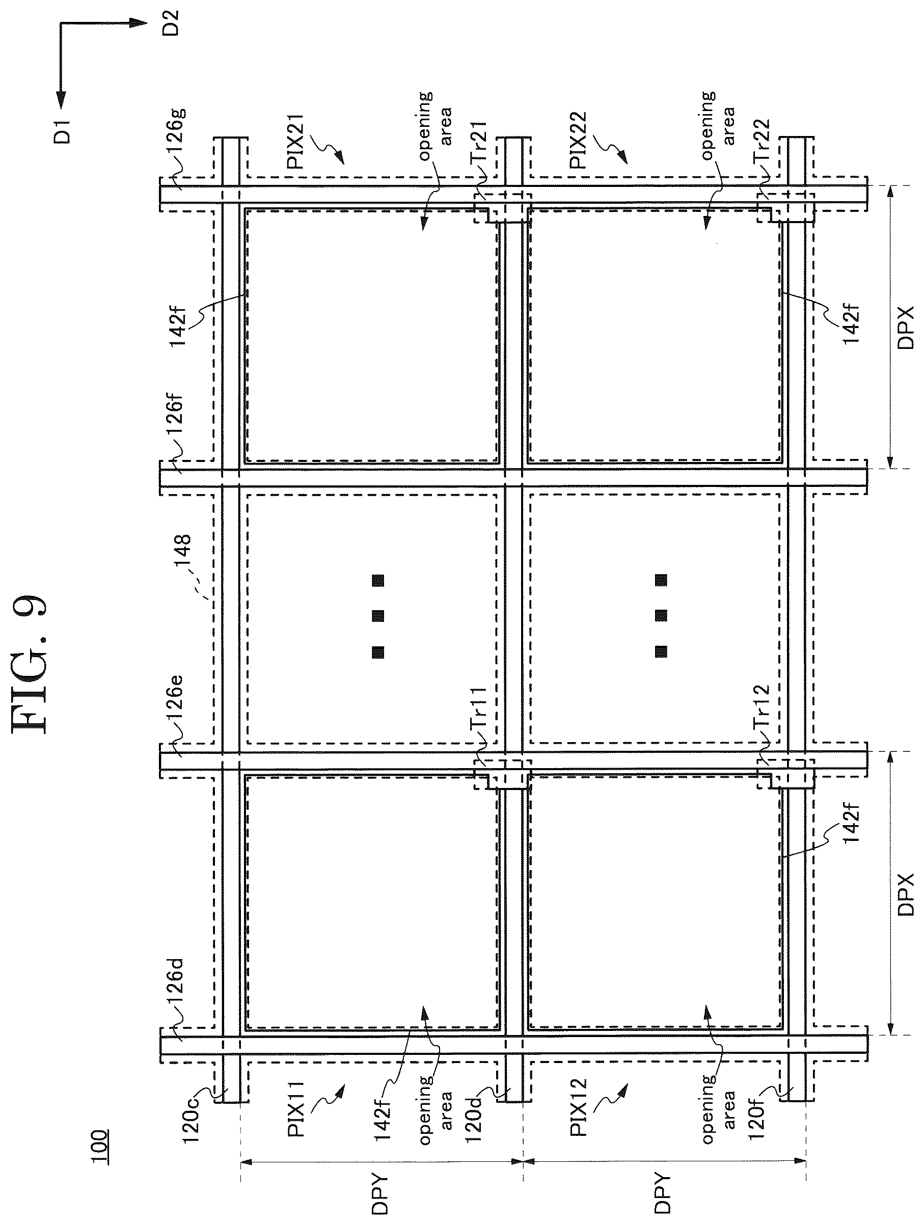 Patent US12092930 Figure 9 – Display device