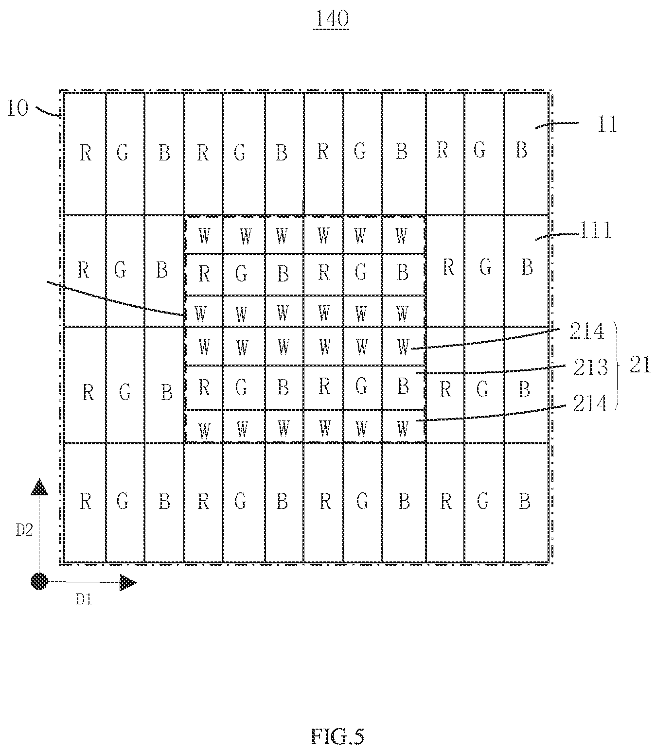 Patent US12092931 Figure 5 – Liquid crystal display panel and liquid crystal display