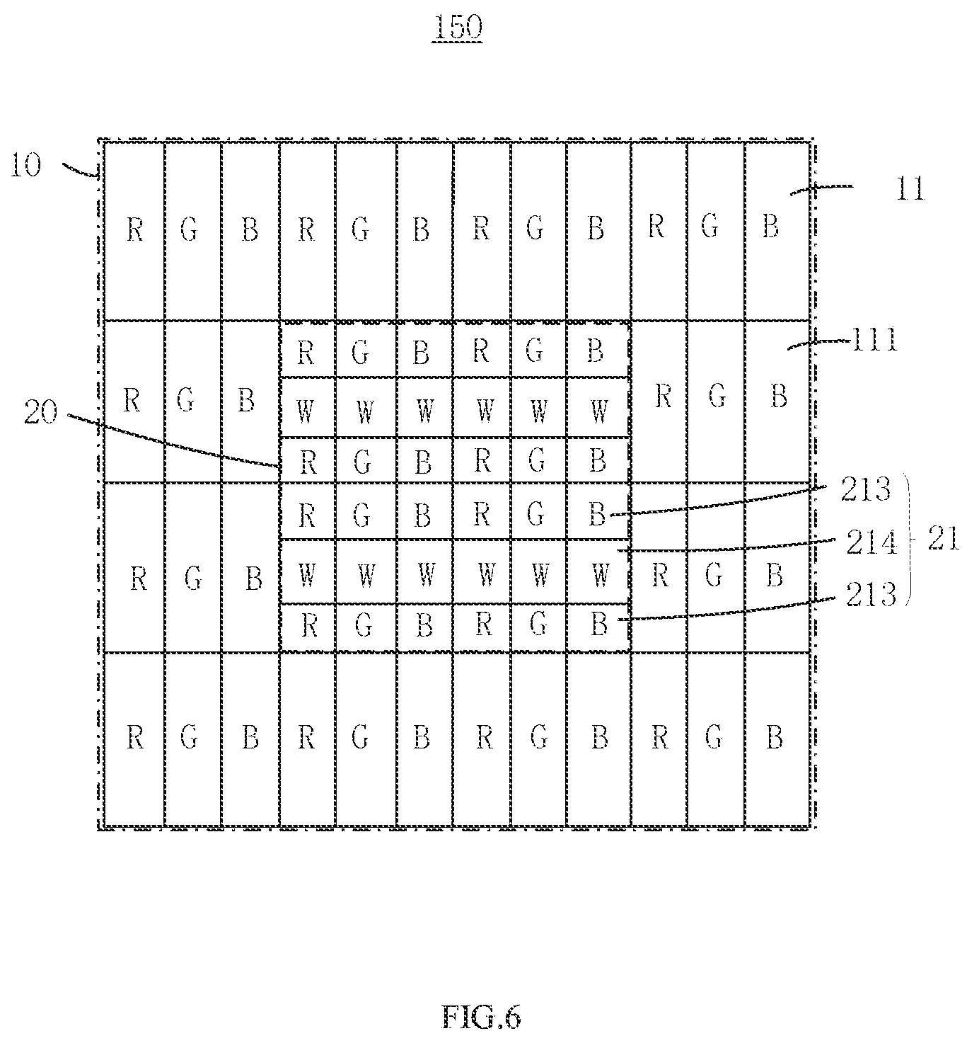 Patent US12092931 Figure 6 – Liquid crystal display panel and liquid crystal display