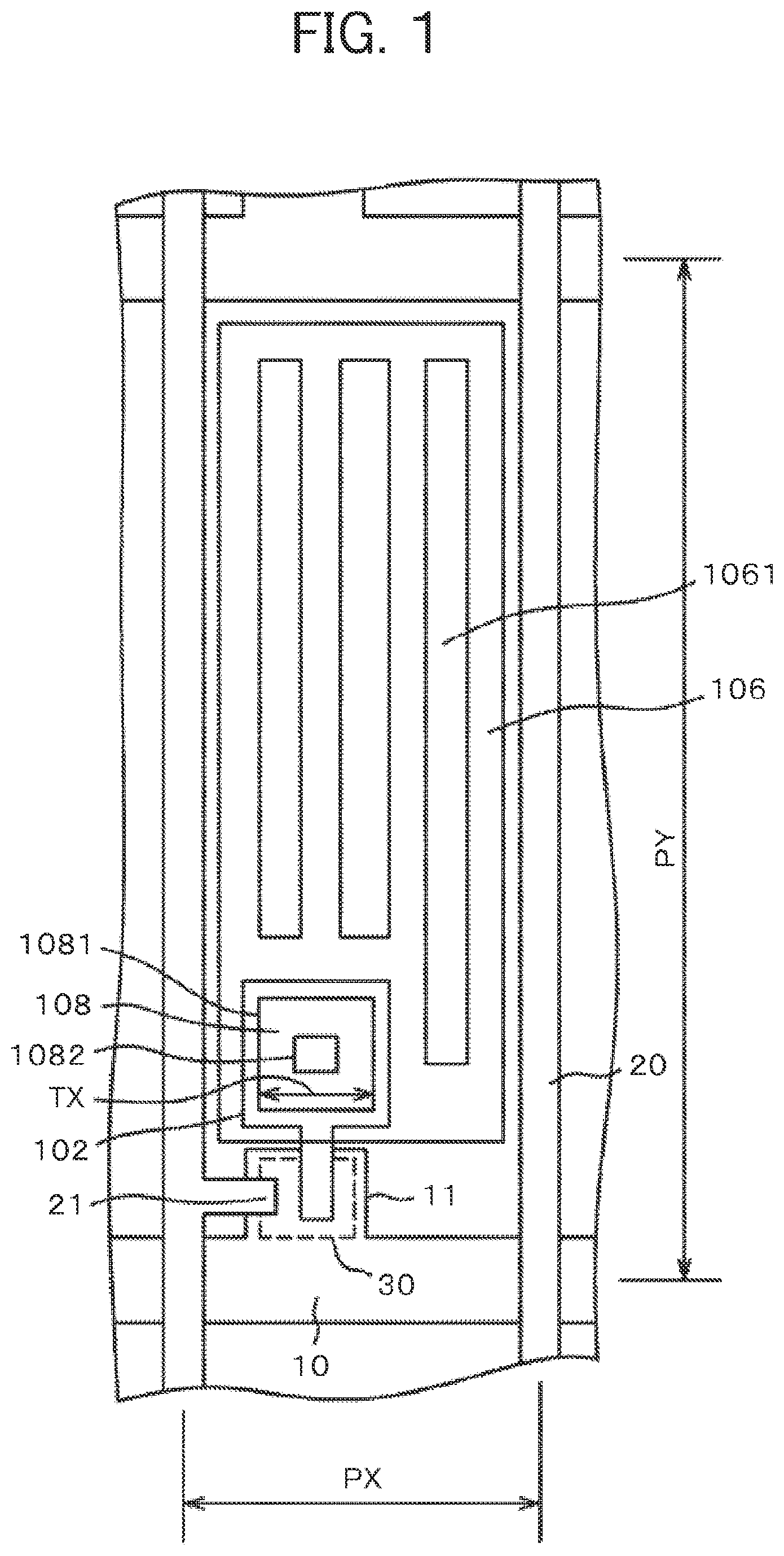 Patent US12092932 Figure 1 – Liquid crystal display device