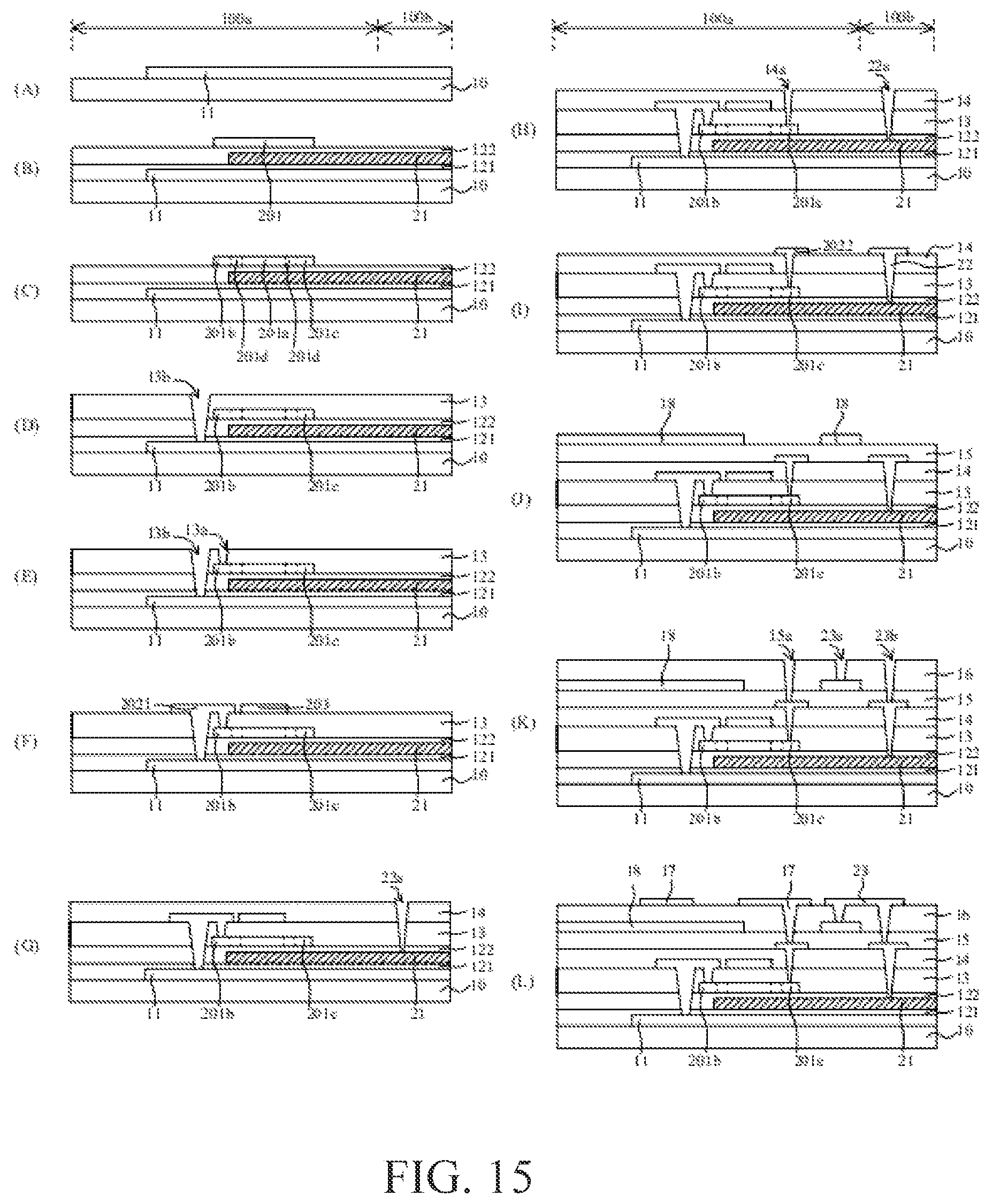 Patent US12092933 Figure 8 – Display panel