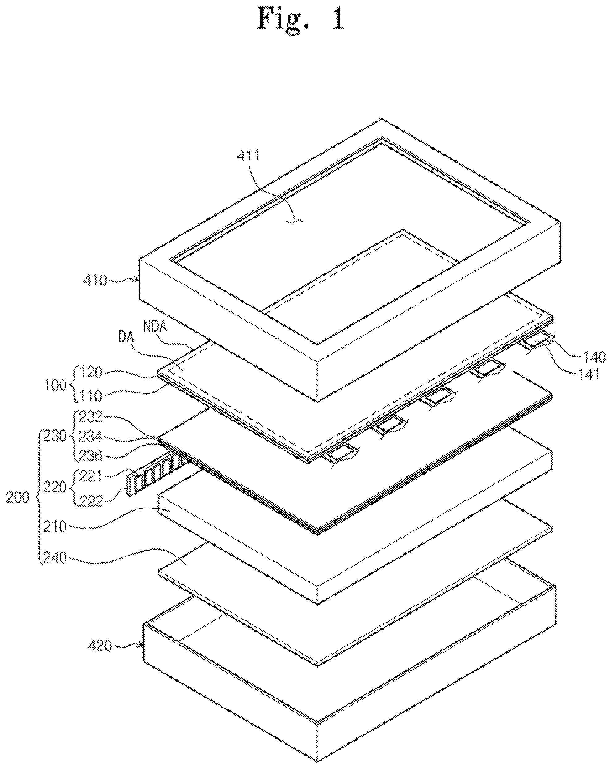 Patent US12092935 Figure 1 – Display panel and method of manufacturing the same