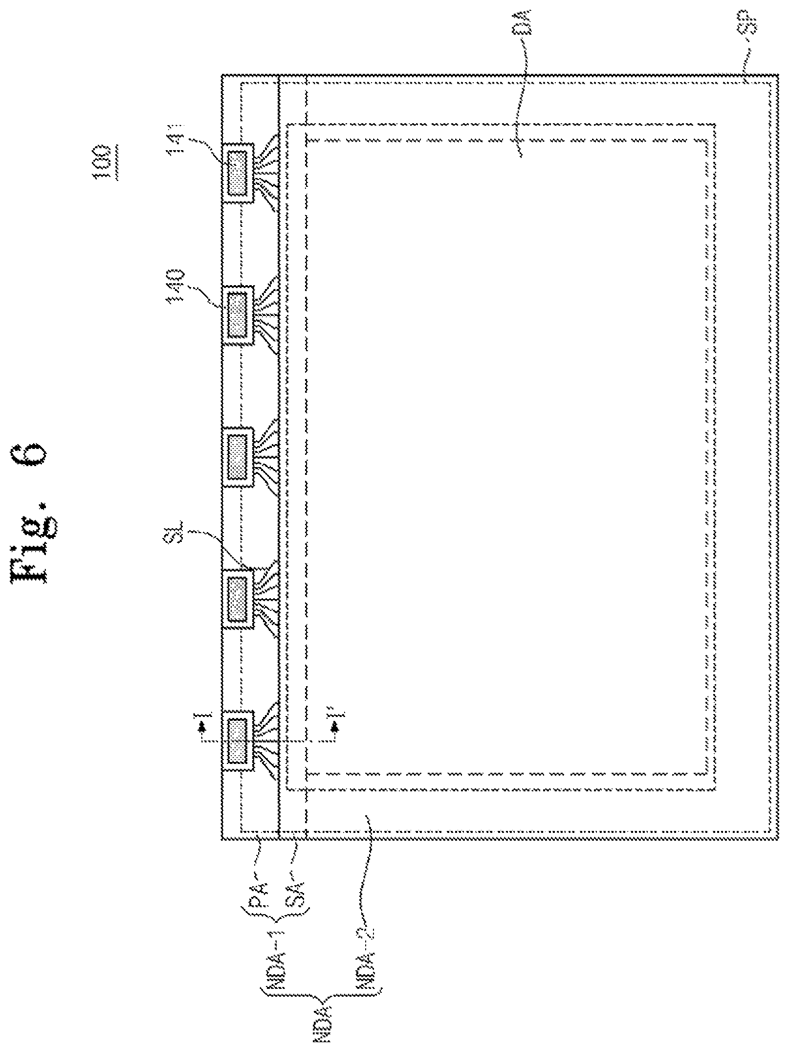 Patent US12092935 Figure 5 – Display panel and method of manufacturing the same