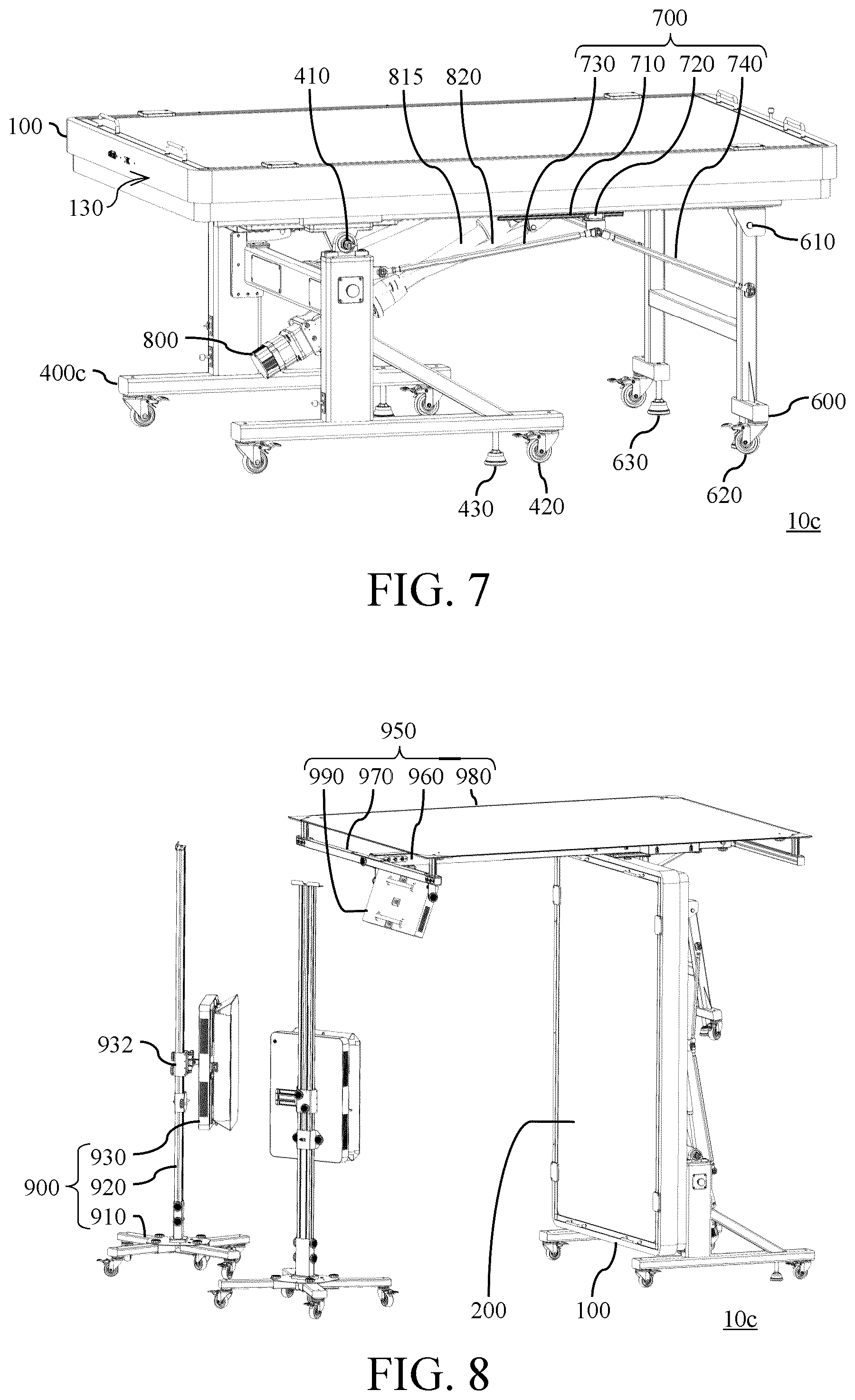 Patent US12092943 Figure 4 – Light panel swapping mechanism between top and side shot photography