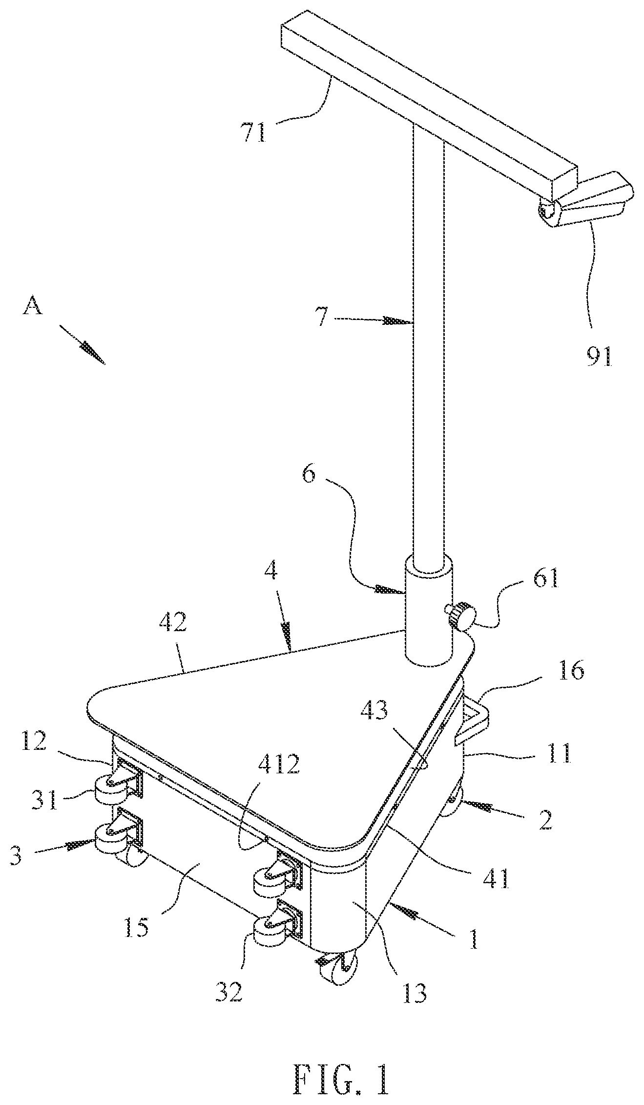 Patent US12092946 Figure 1 – Base for mobile surveillance device