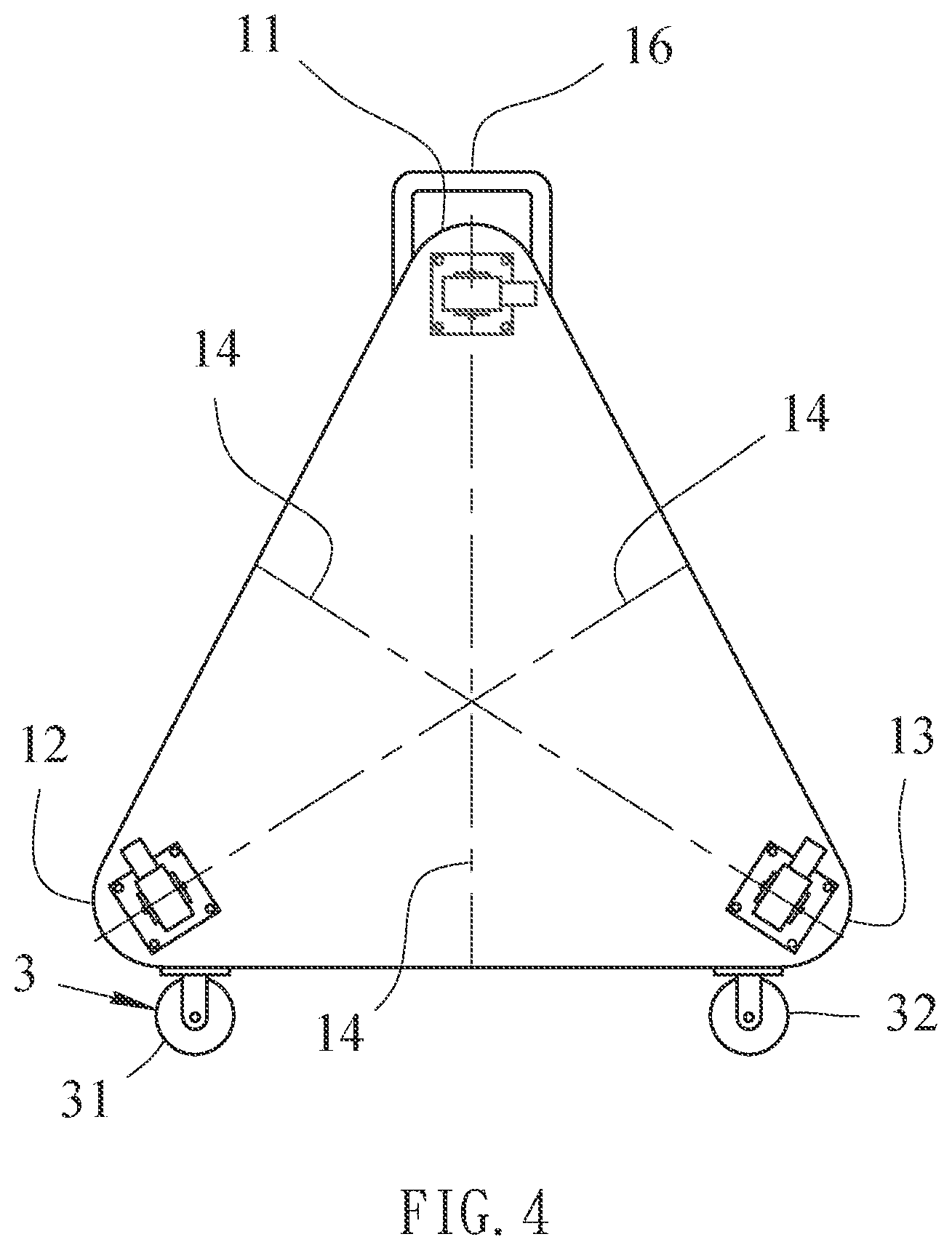 Patent US12092946 Figure 4 – Base for mobile surveillance device
