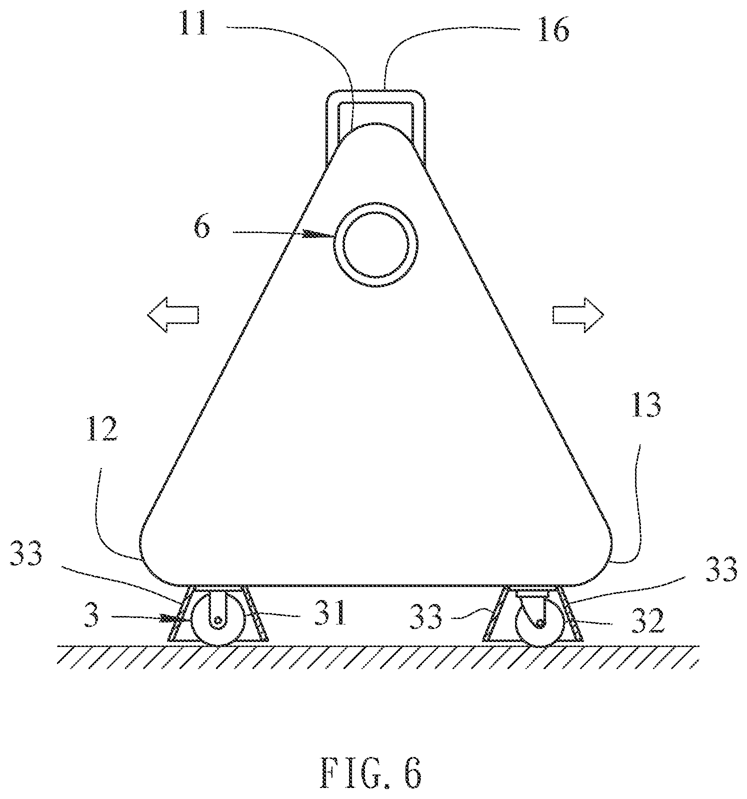 Patent US12092946 Figure 6 – Base for mobile surveillance device