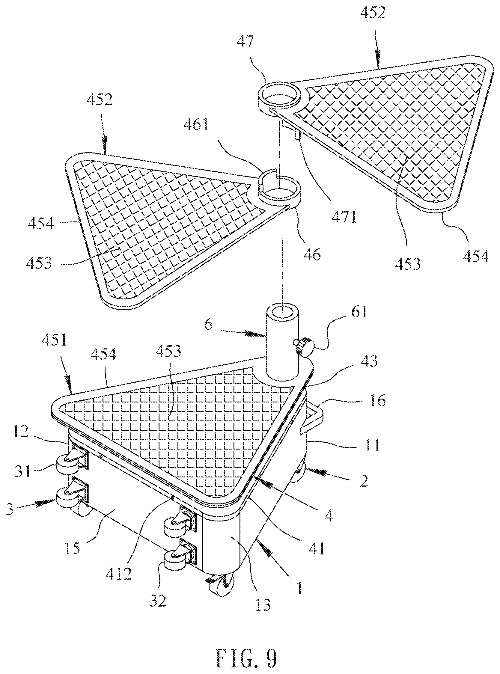 Patent US12092946 Figure 9 – Base for mobile surveillance device