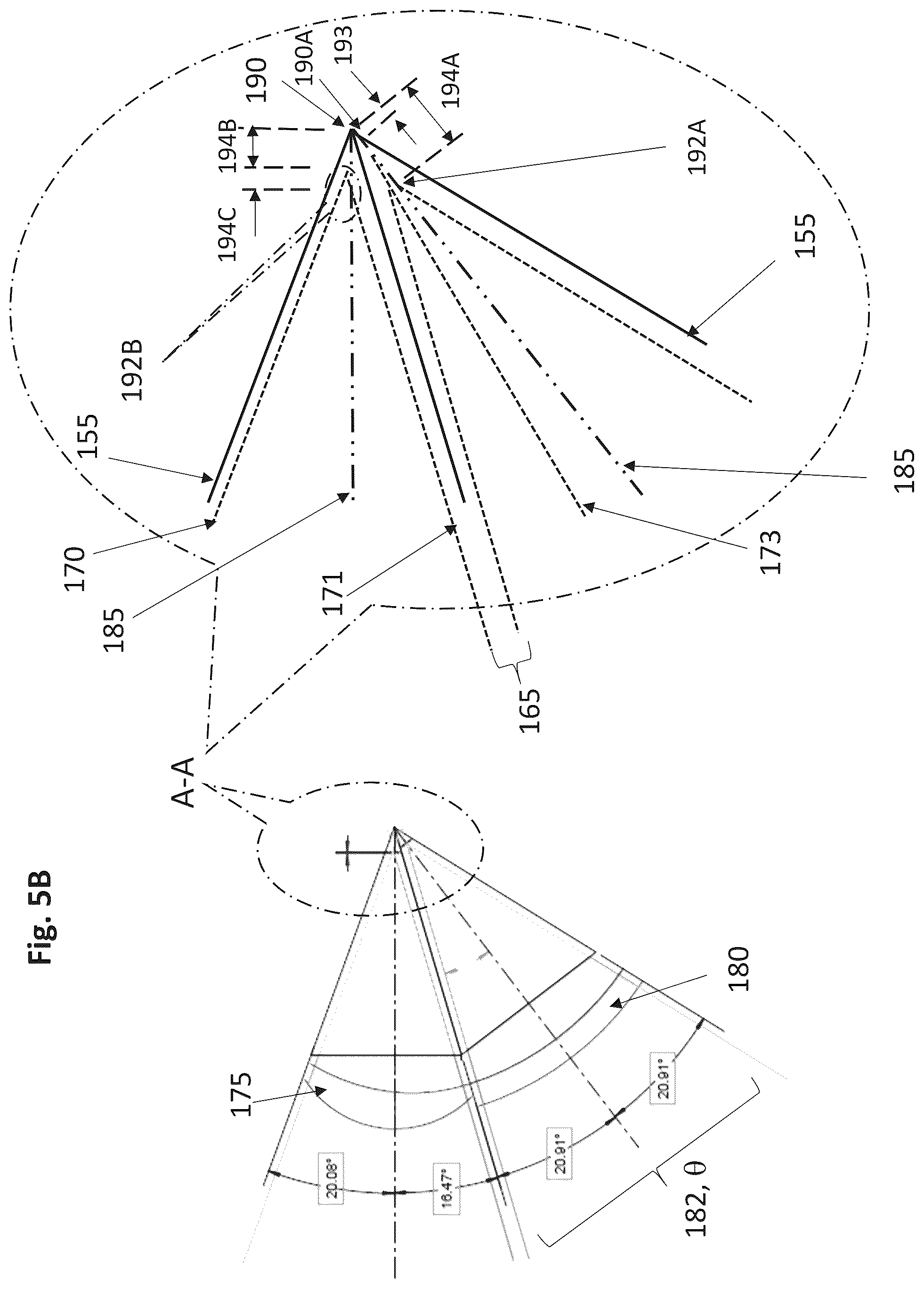 Patent US12092948 Figure 7 – Low parallax imaging system with an internal space frame