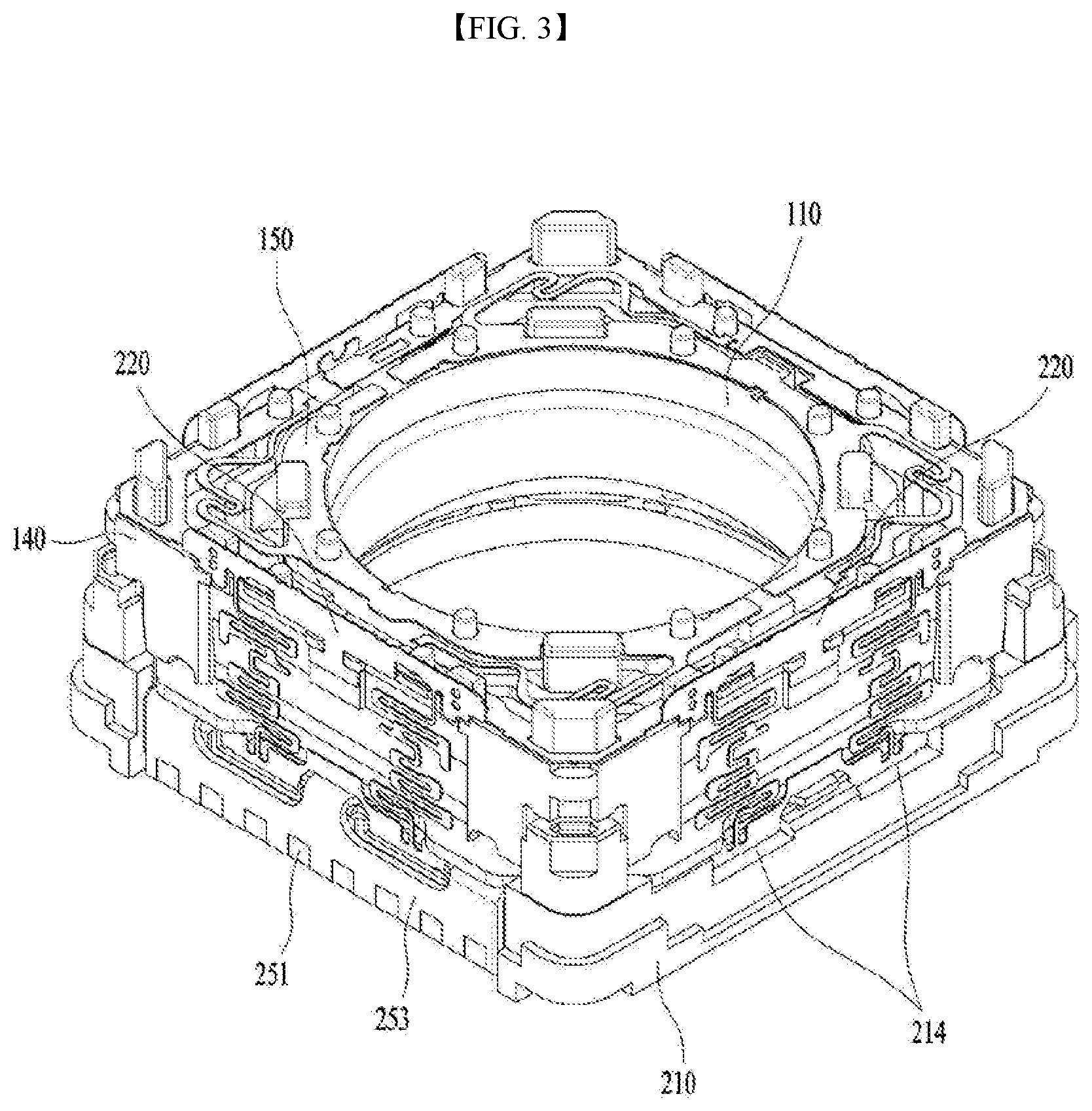 Patent US12092949 Figure 3 – Lens moving apparatus, and camera module and portable device including same