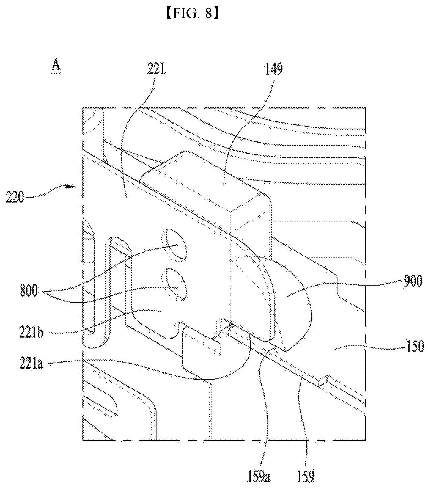 Patent US12092949 Figure 8 – Lens moving apparatus, and camera module and portable device including same