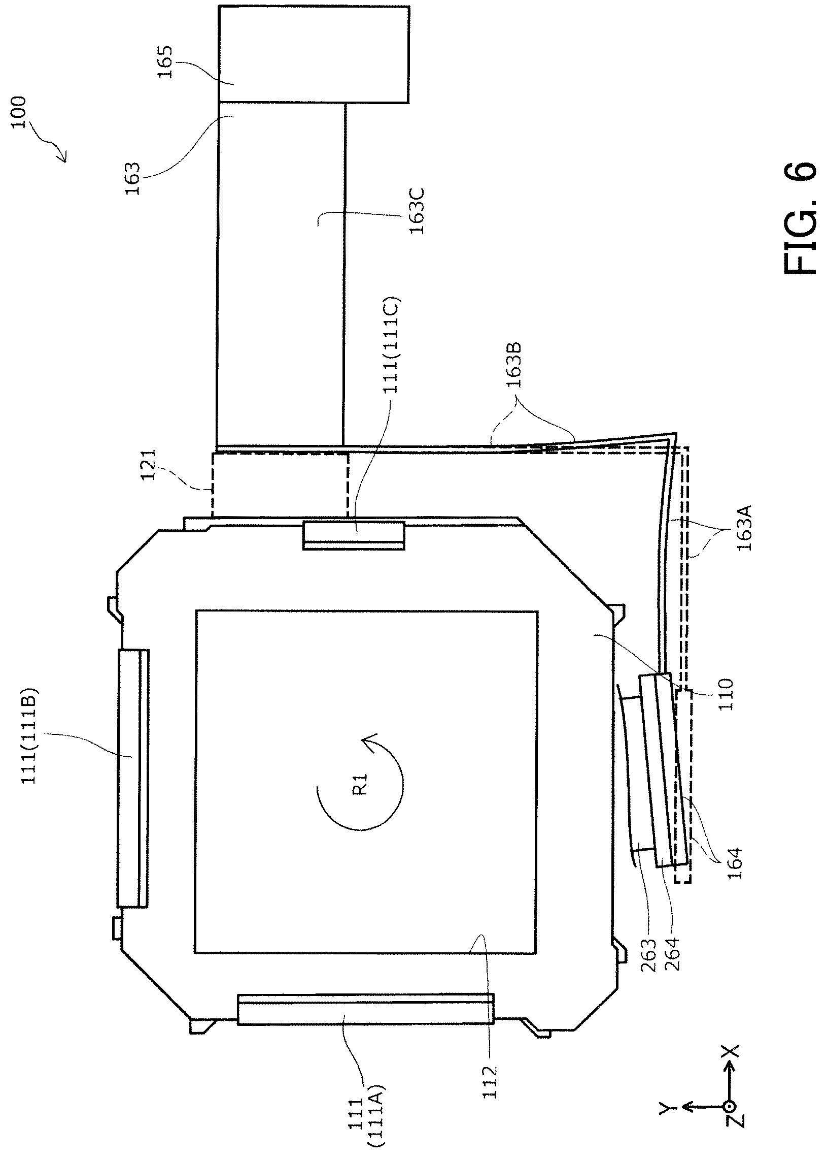 Patent US12092950 Figure 6 – Case and optical unit