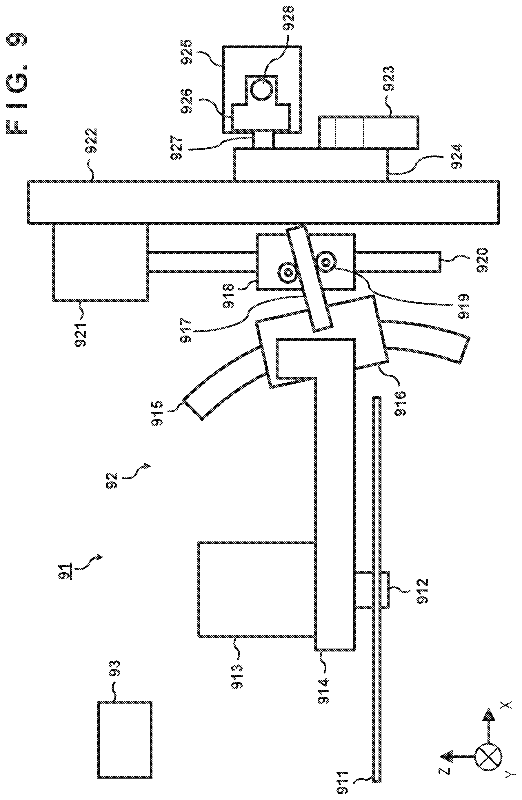 Patent US12092954 Figure 9 – Imprint apparatus, imprint method, and article manufacturing method