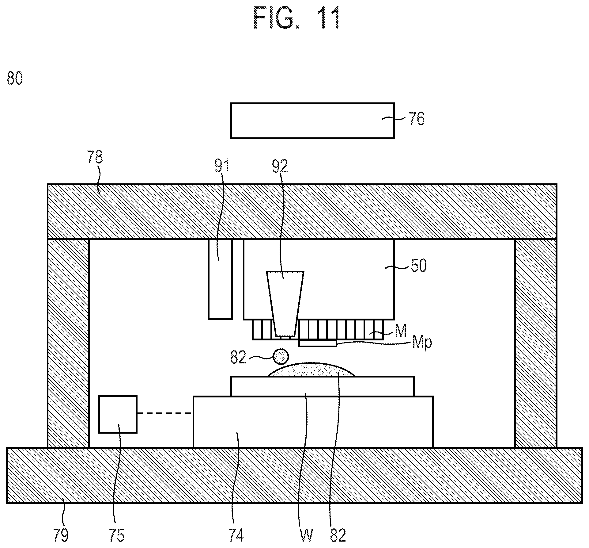 Patent US12092955 Figure 7 – Holding device, method of determining attraction abnormality in holding device, lithography apparatus, and method of manufacturing article