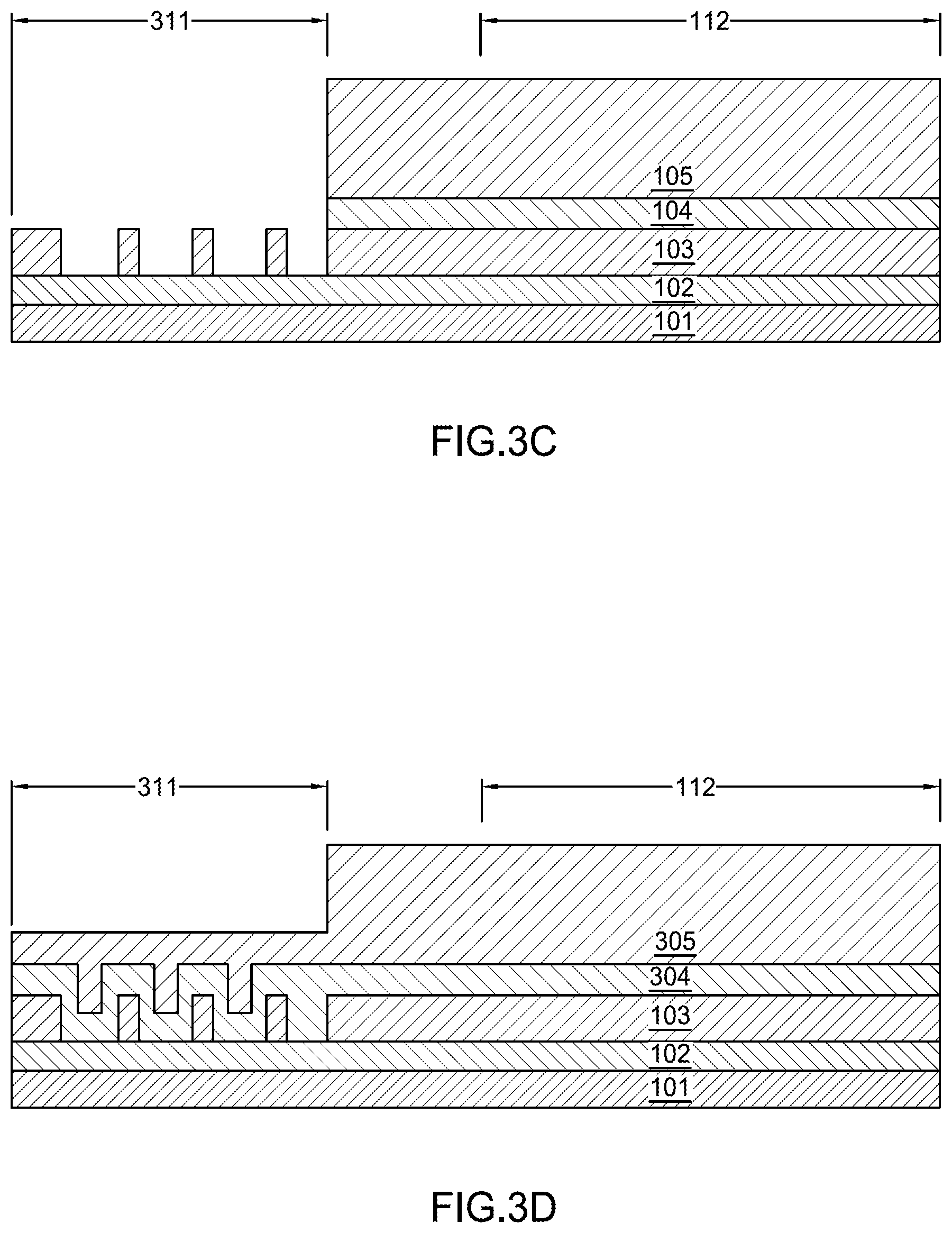 Patent US12092956 Figure 4 – Nanoimprint and etch fabrication of optical devices
