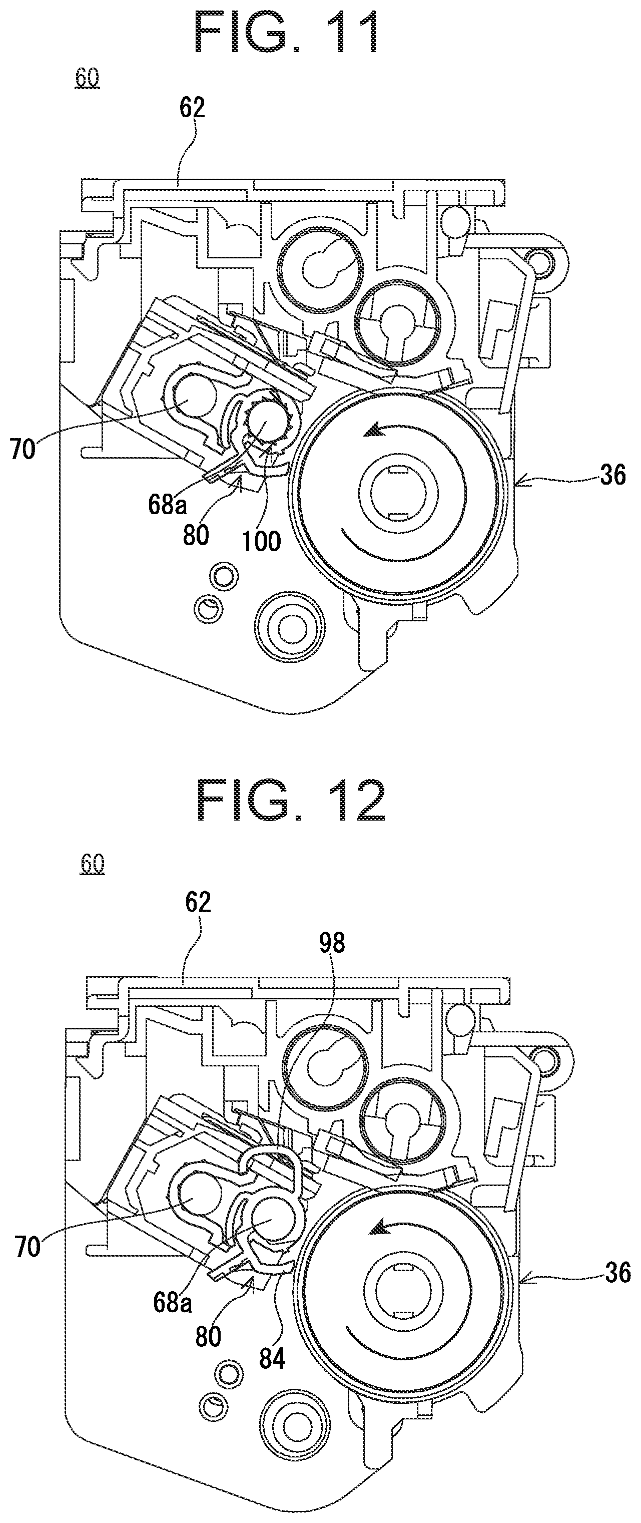 Patent US12092968 Figure 8 – Process unit and image-forming apparatus