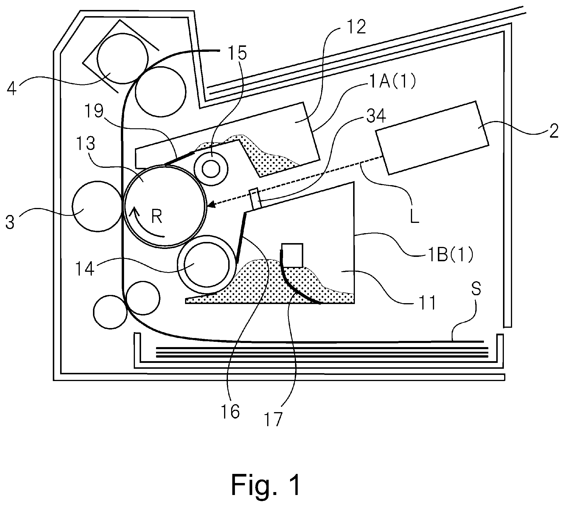 Patent US12092970 Figure 1 – Image forming apparatus