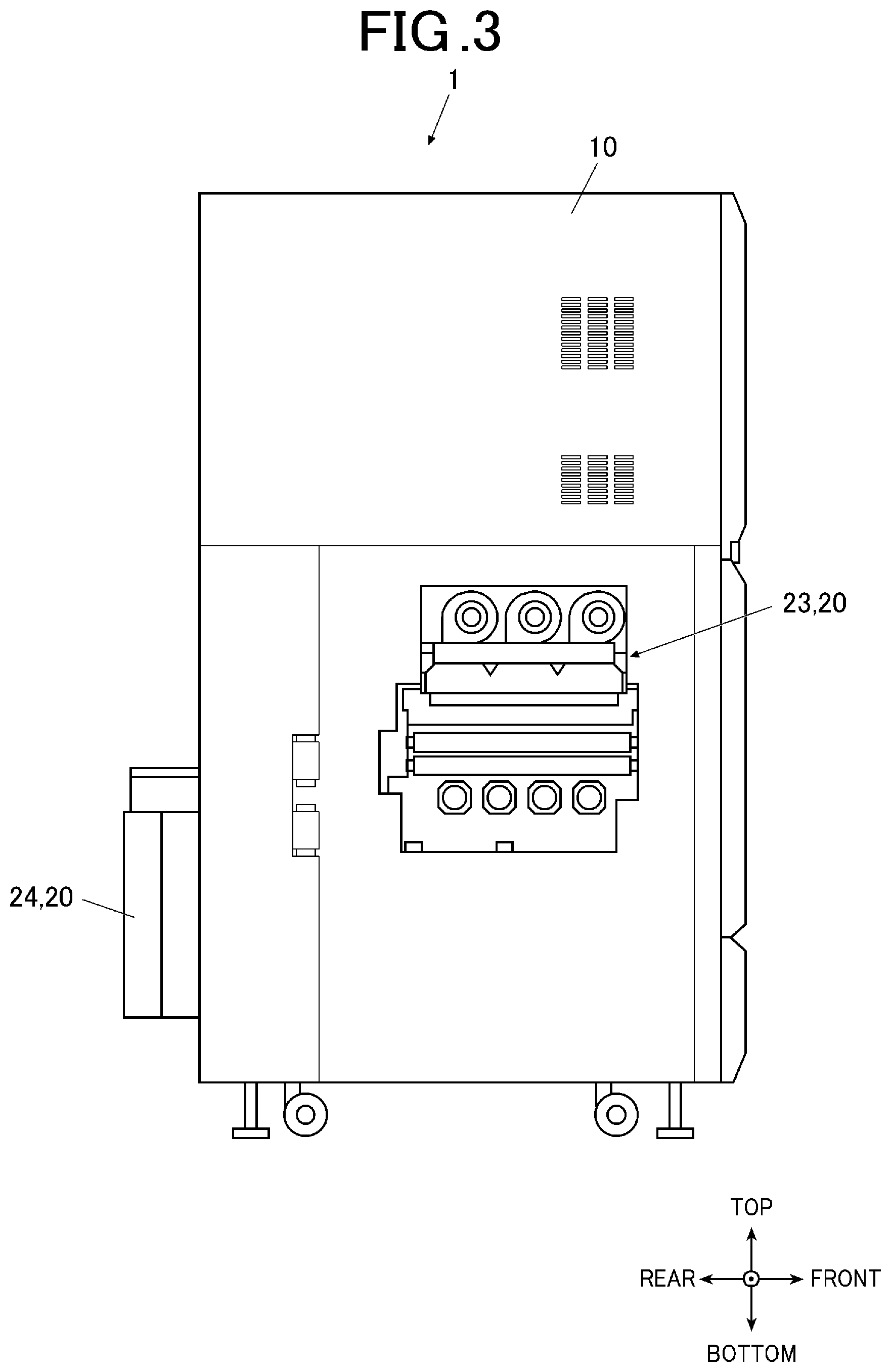 Patent US12092971 Figure 3 – Image forming apparatus