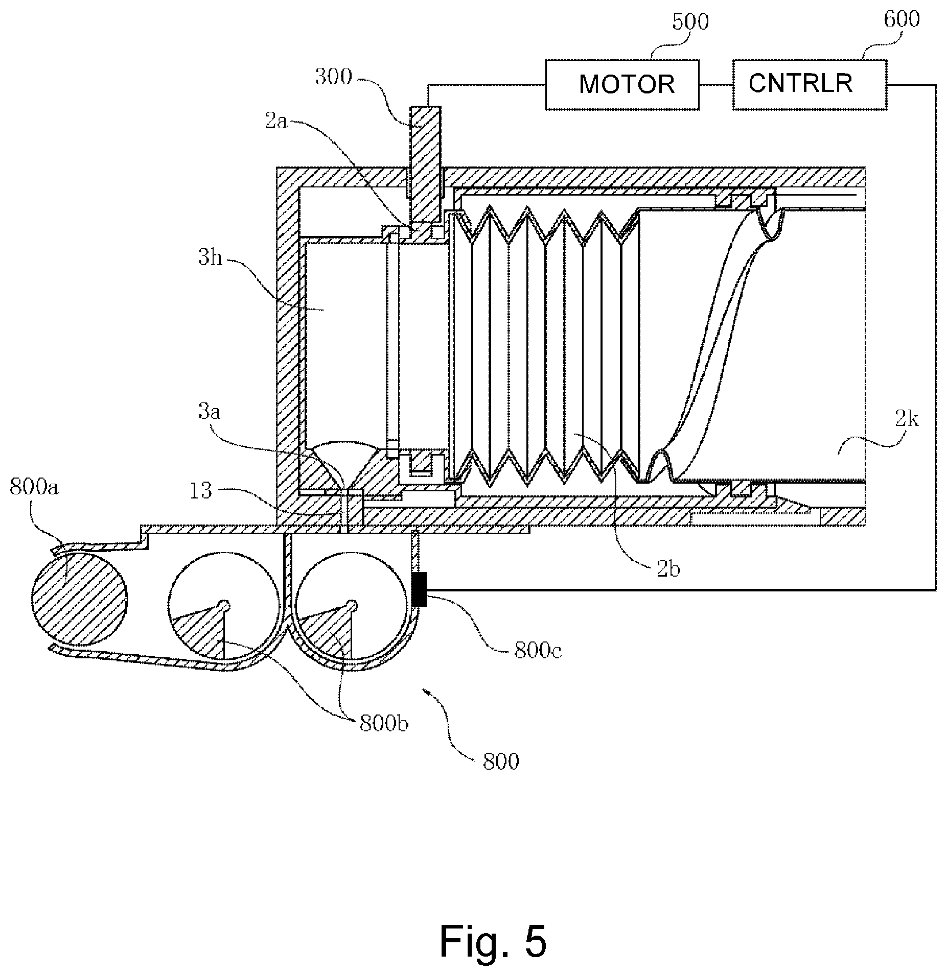 Patent US12092972 Figure 5 – Developer supply container and developer supplying system