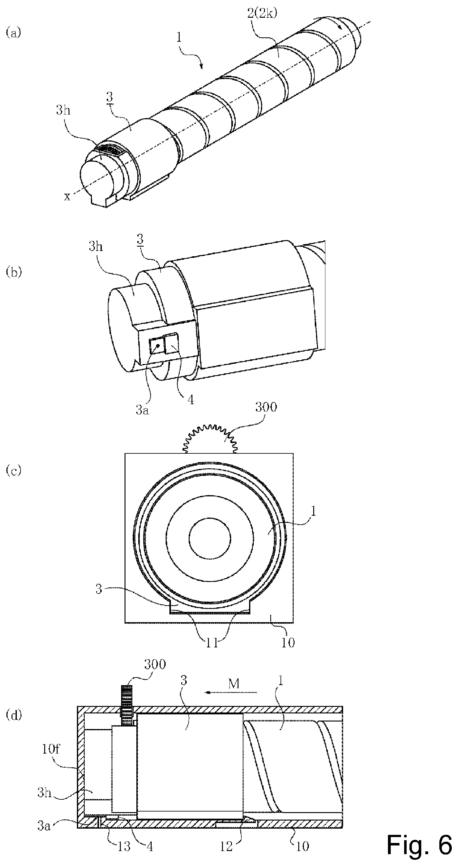 Patent US12092972 Figure 6 – Developer supply container and developer supplying system