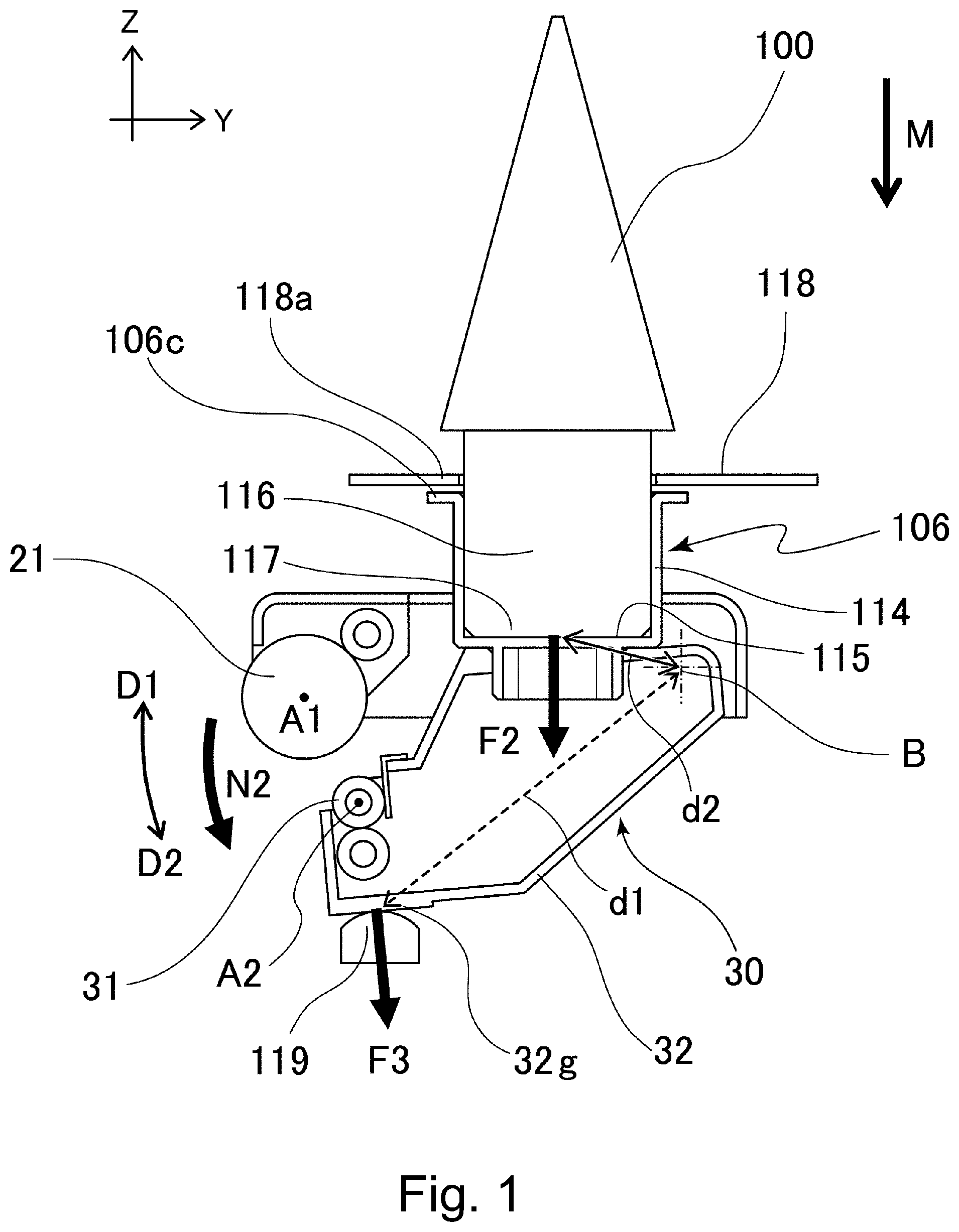 Patent US12092973 Figure 1 – Image forming apparatus
