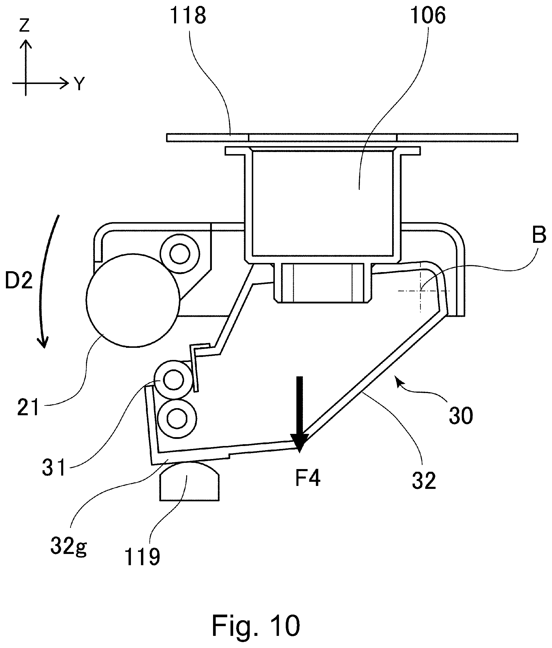 Patent US12092973 Figure 10 – Image forming apparatus