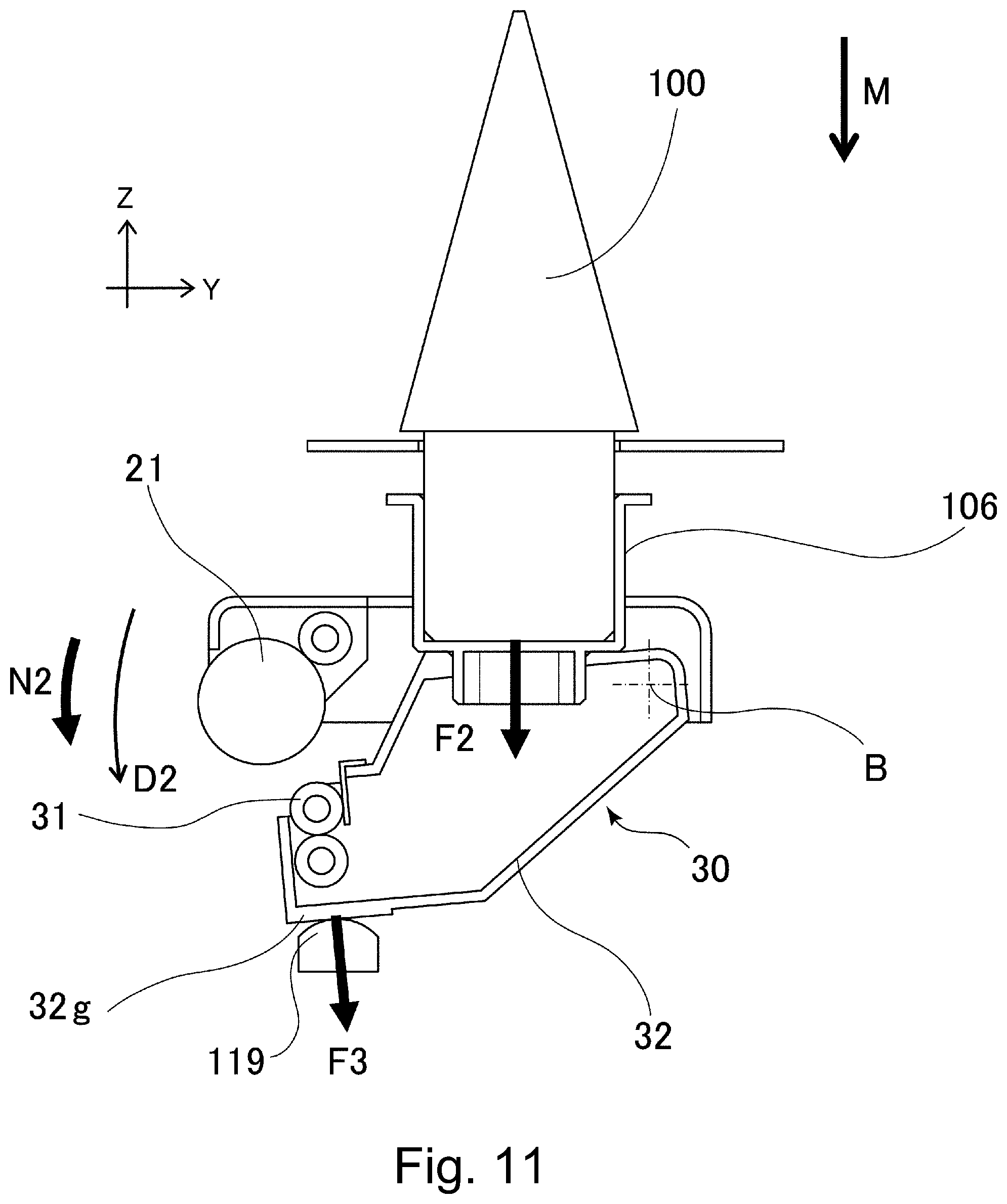 Patent US12092973 Figure 11 – Image forming apparatus
