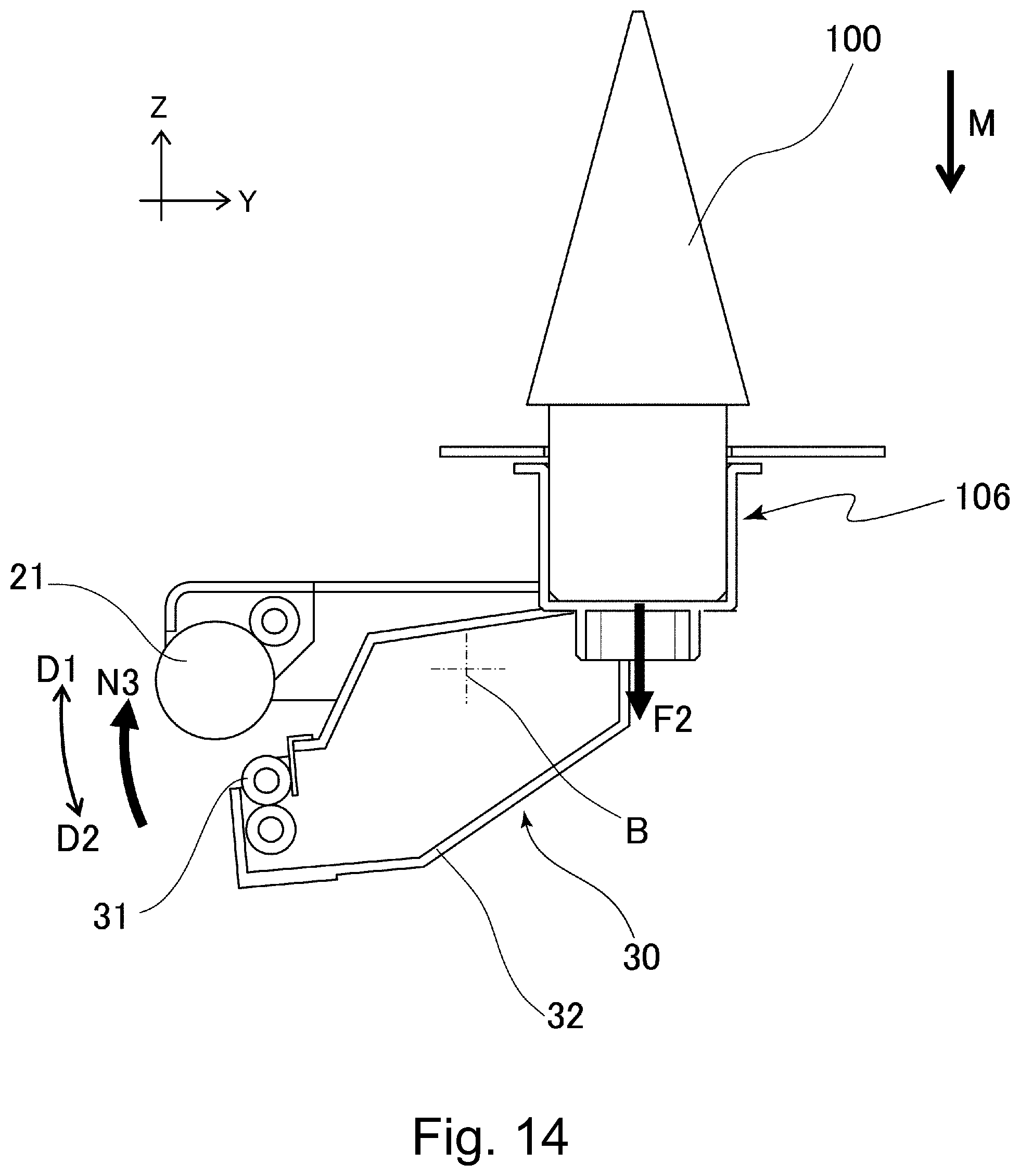 Patent US12092973 Figure 14 – Image forming apparatus