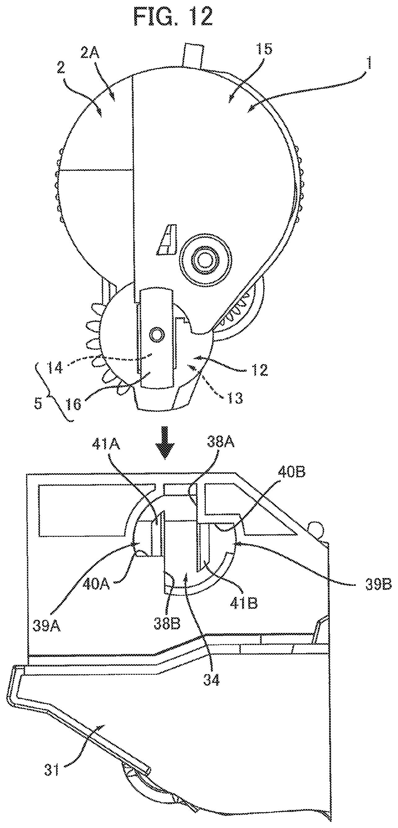Patent US12092974 Figure 12 – Toner cartridge attachable to image forming apparatus