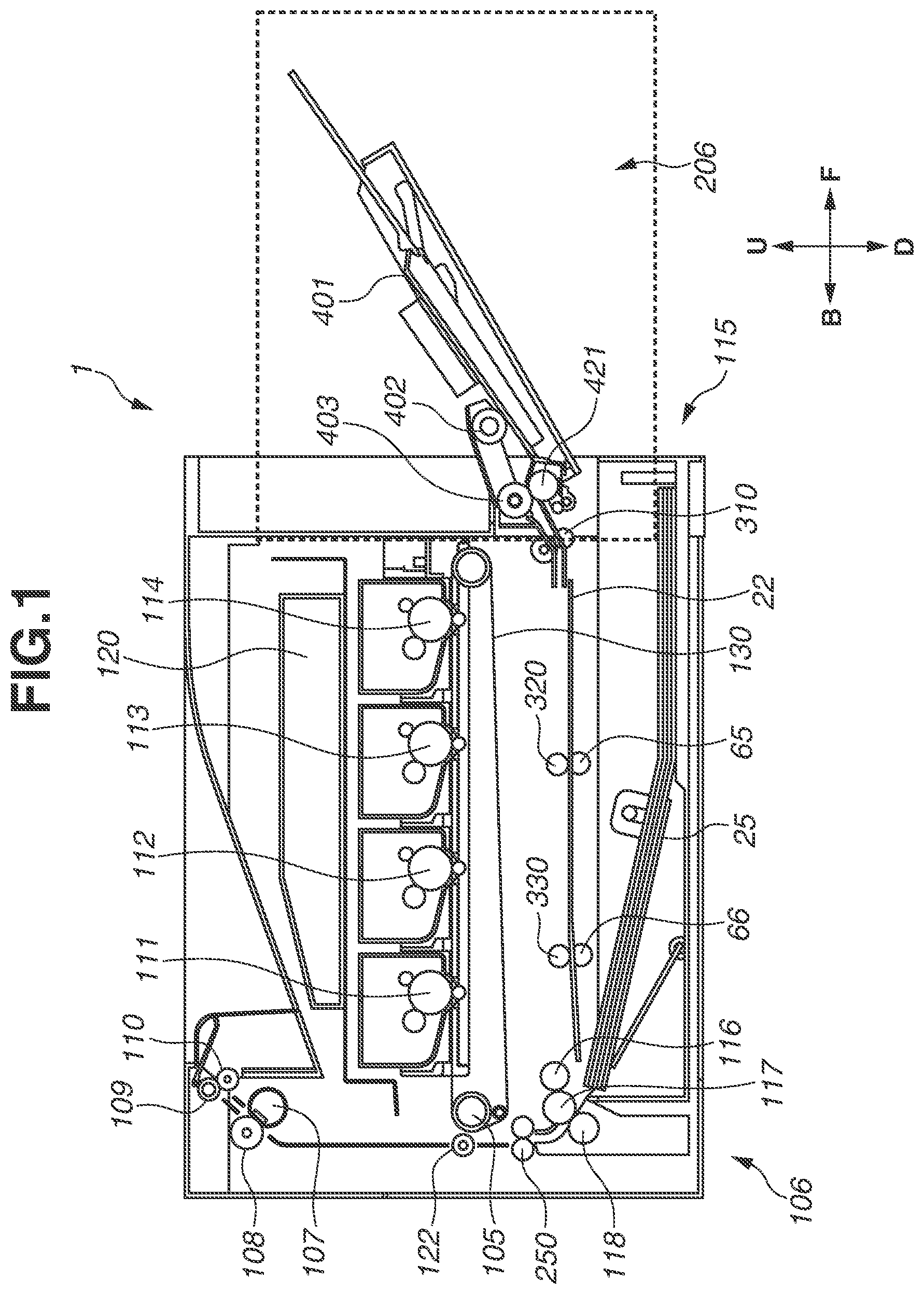 Patent US12092987 Figure 1 – Image forming apparatus