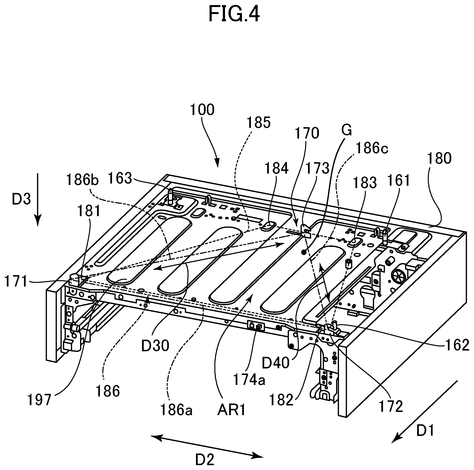 Patent US12092988 Figure 4 – Sheet supporting apparatus and image forming apparatus