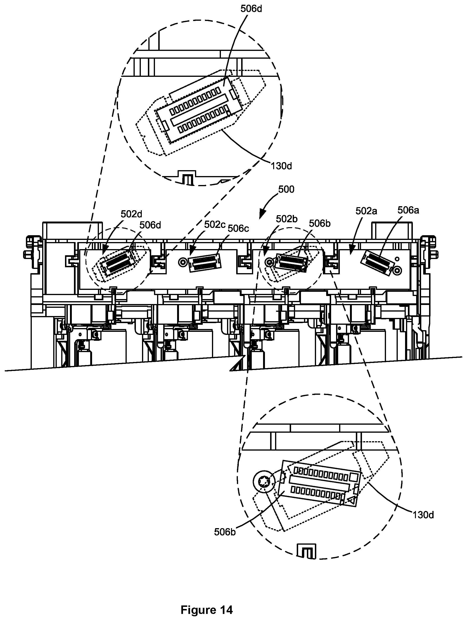 Patent US12092990 Figure 11 – Toner containers having electrical connectors of different positions