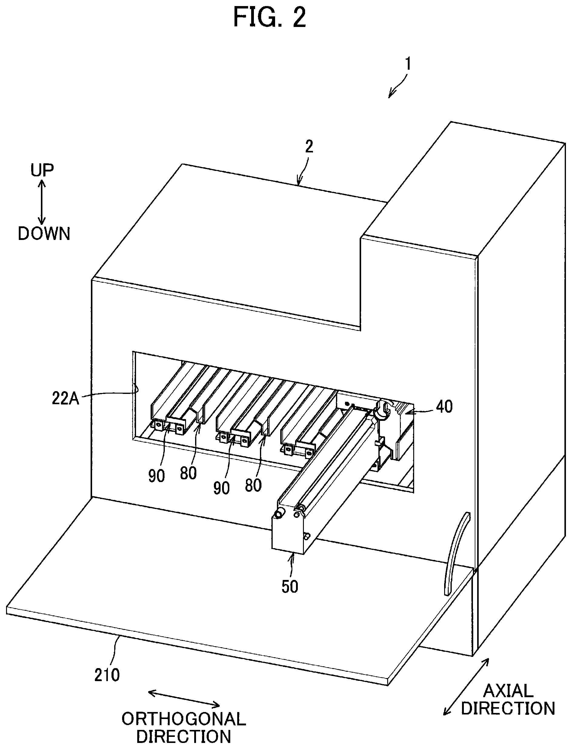 Patent US12092991 Figure 2 – Image forming apparatus including developing guide for guiding attachment and detachment of developing cartridge to and from main body housing
