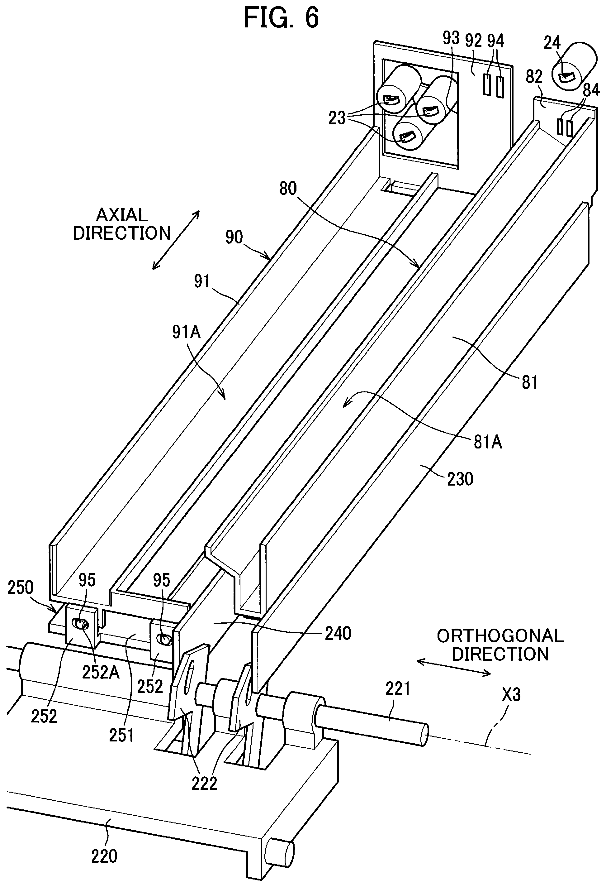 Patent US12092991 Figure 6 – Image forming apparatus including developing guide for guiding attachment and detachment of developing cartridge to and from main body housing