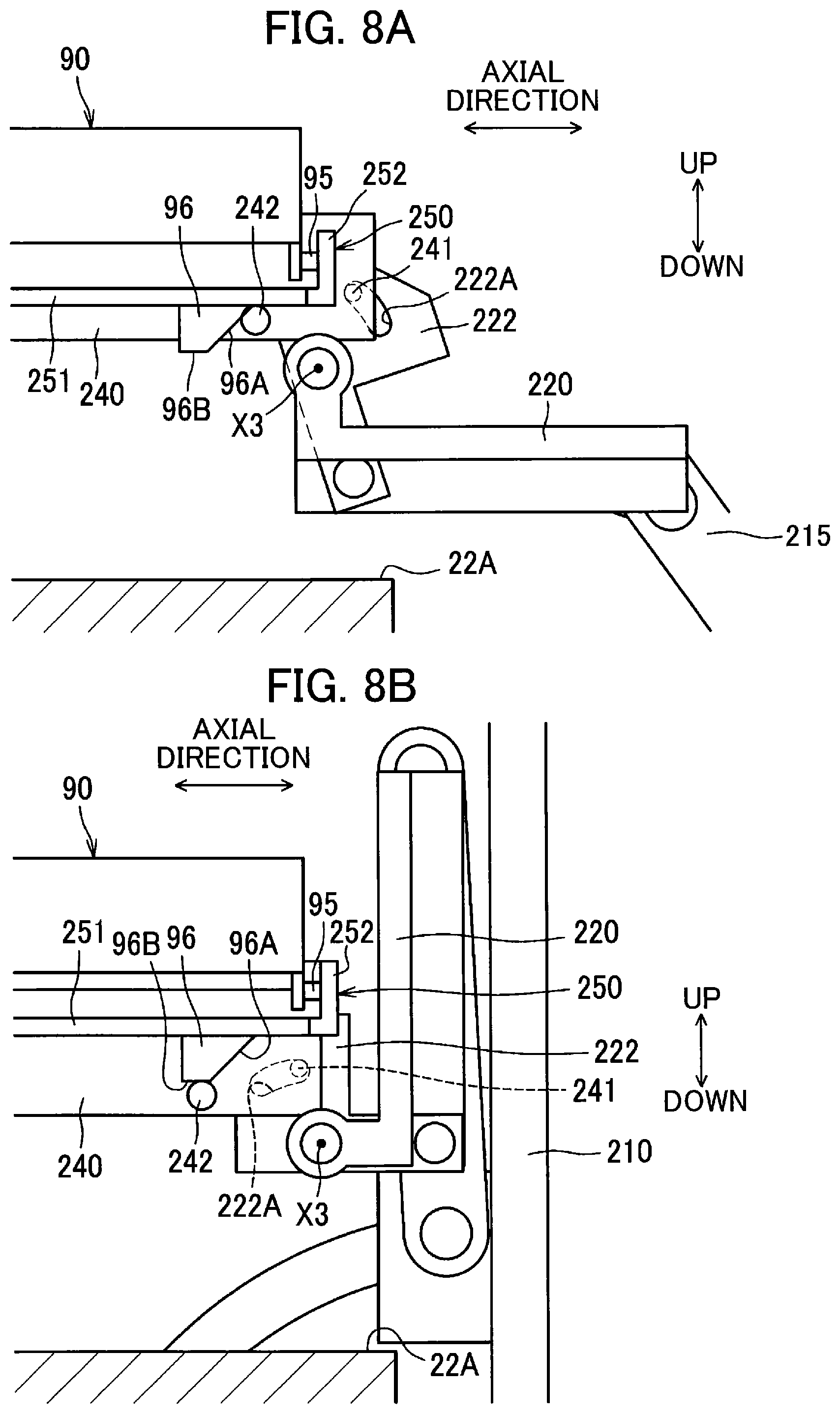 Patent US12092991 Figure 8 – Image forming apparatus including developing guide for guiding attachment and detachment of developing cartridge to and from main body housing