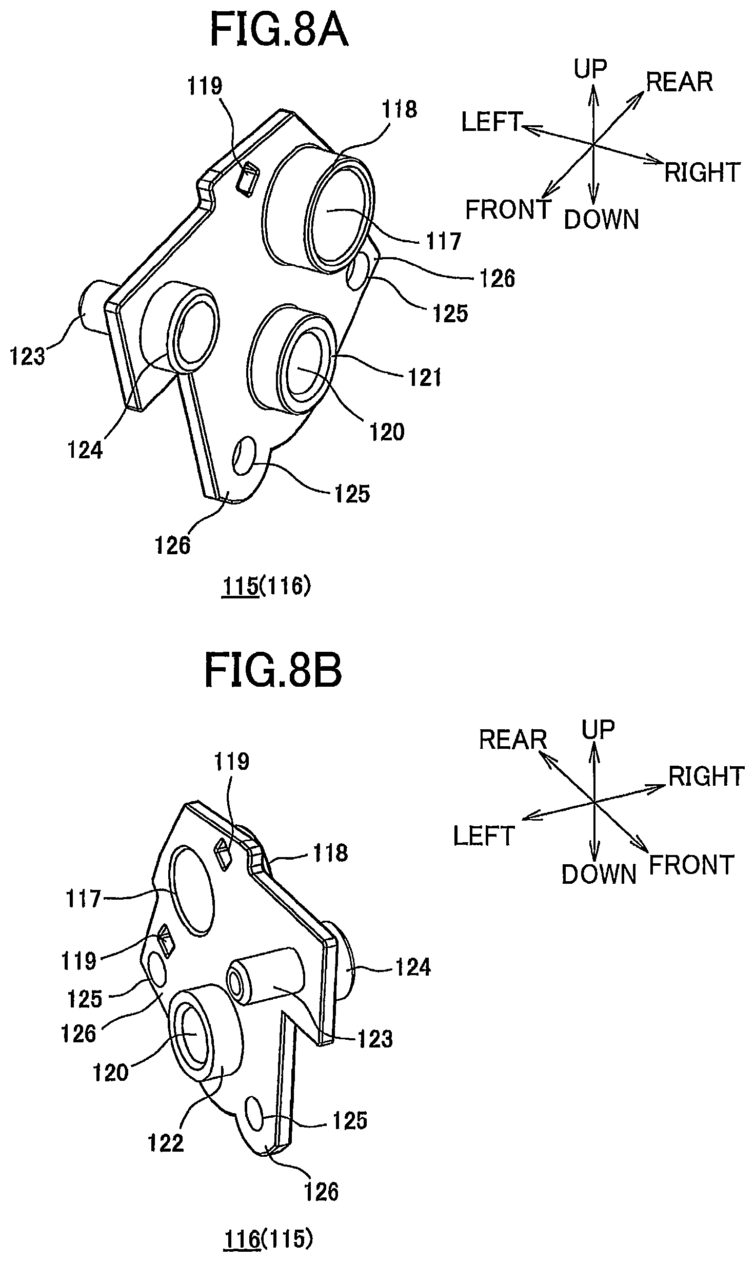 Patent US12092992 Figure 8 – Developing cartridge including developing roller and coupling