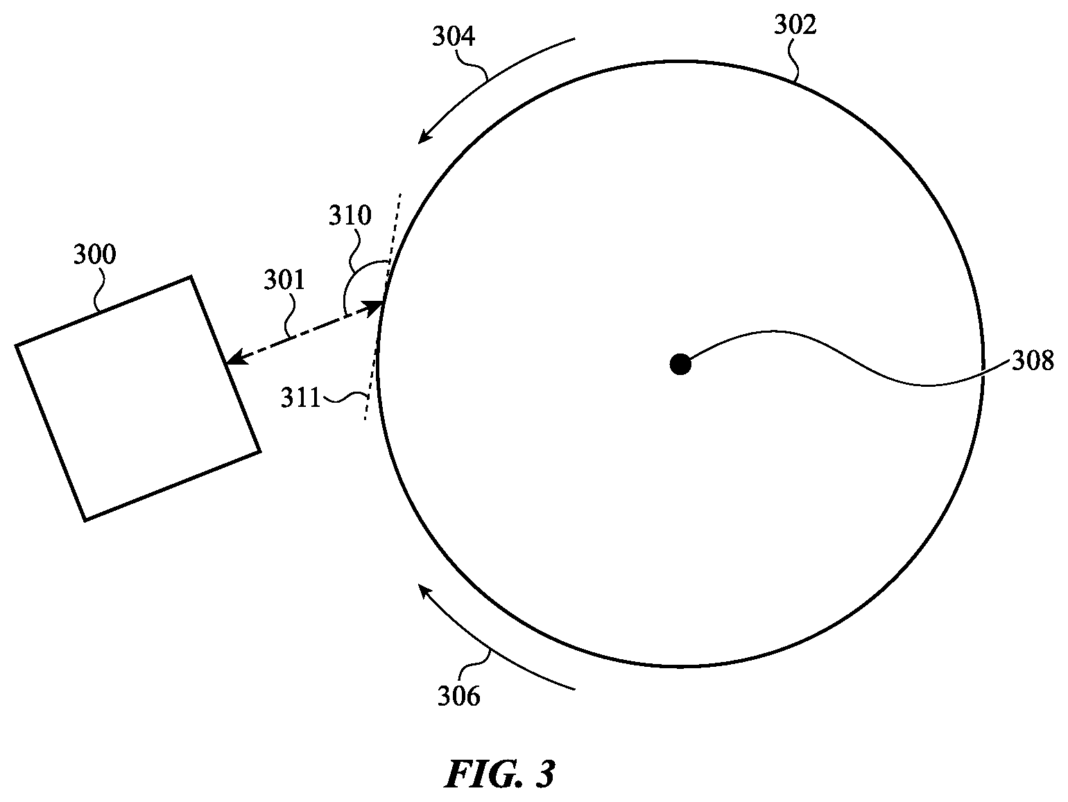Patent US12092996 Figure 4 – Laser-based rotation sensor for a crown of an electronic watch
