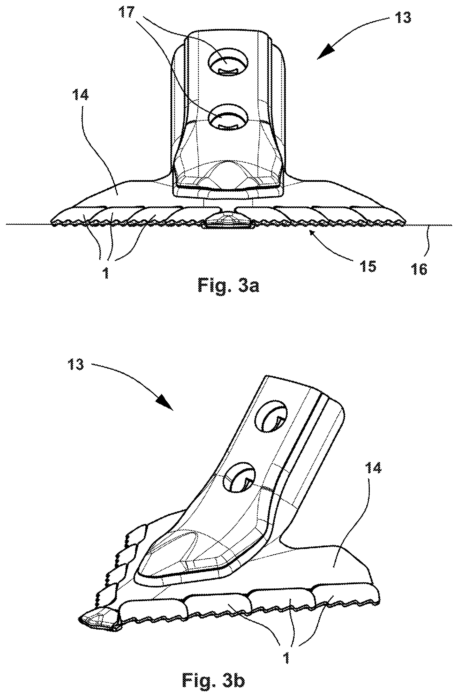 Patent US12096707 Figure 3 – Cutting element