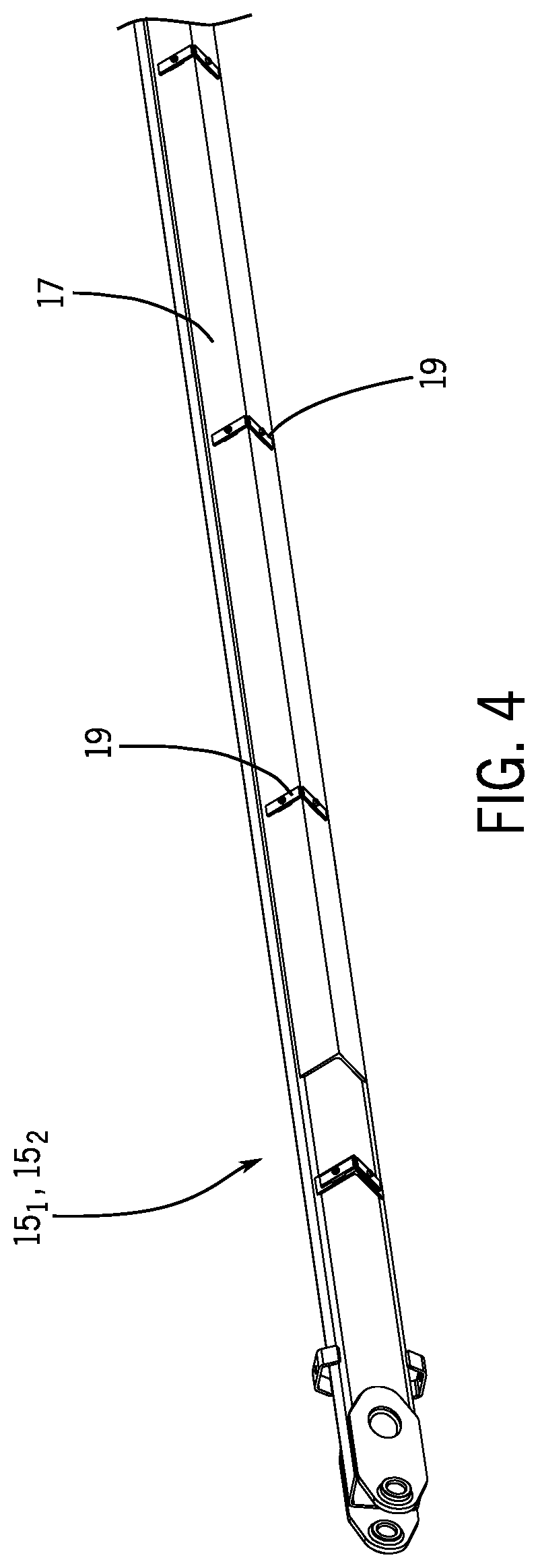Patent US12096710 Figure 4 – Tow head for agricultural implement and agricultural implement