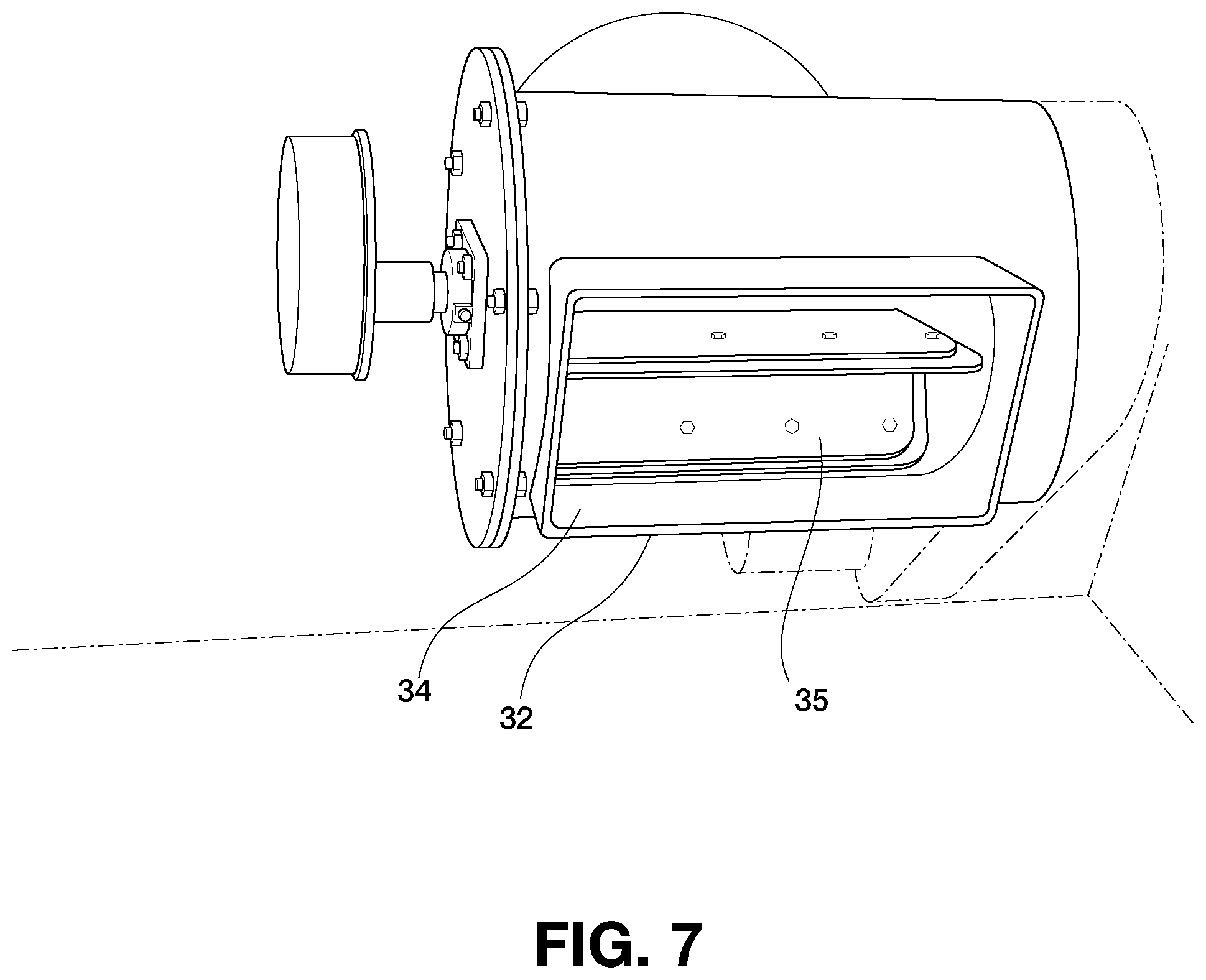 Patent US12096721 Figure 7 – Crop dust separation system