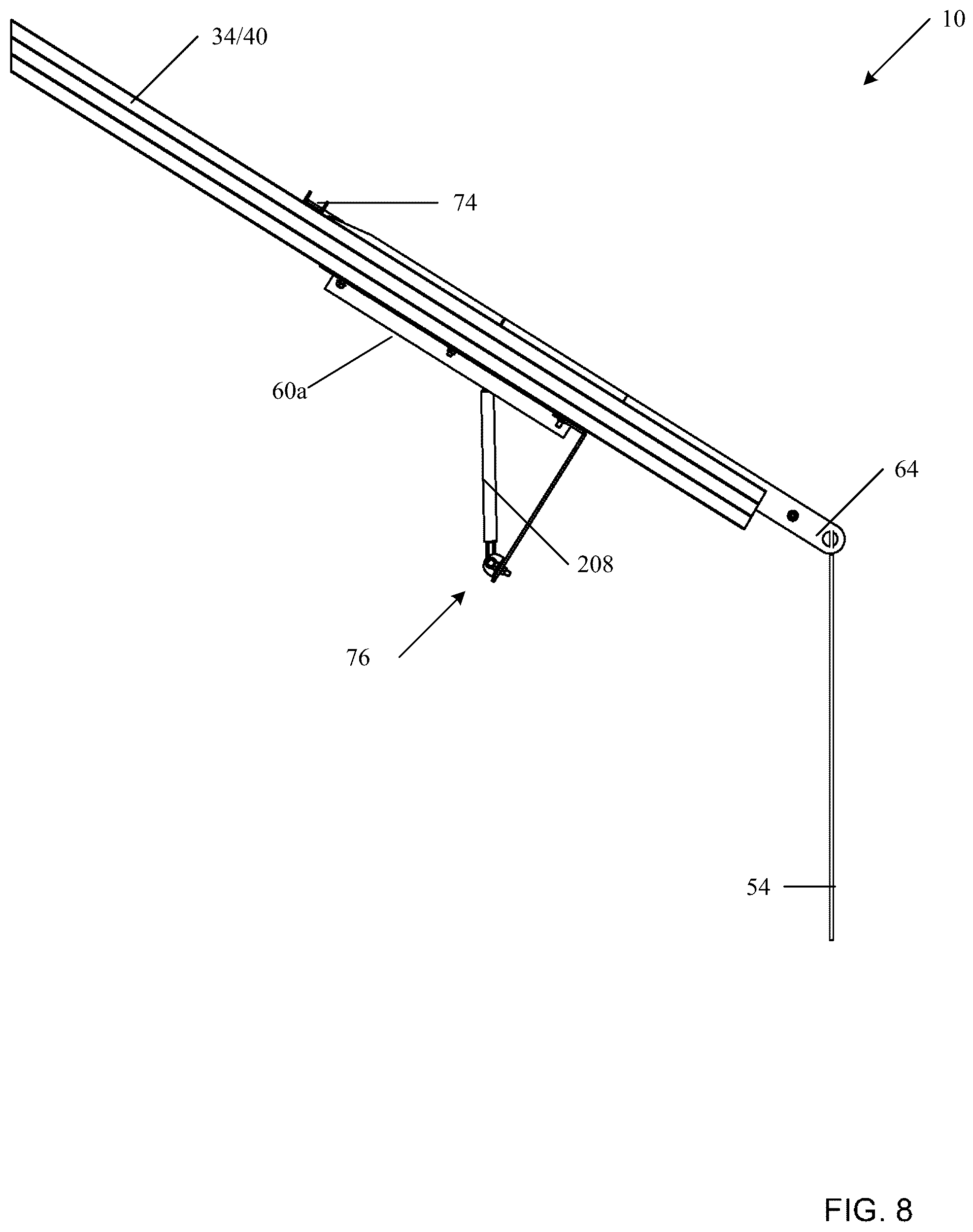 Patent US12096723 Figure 8 – Self-opening airtight roof vent system for grain storage devices