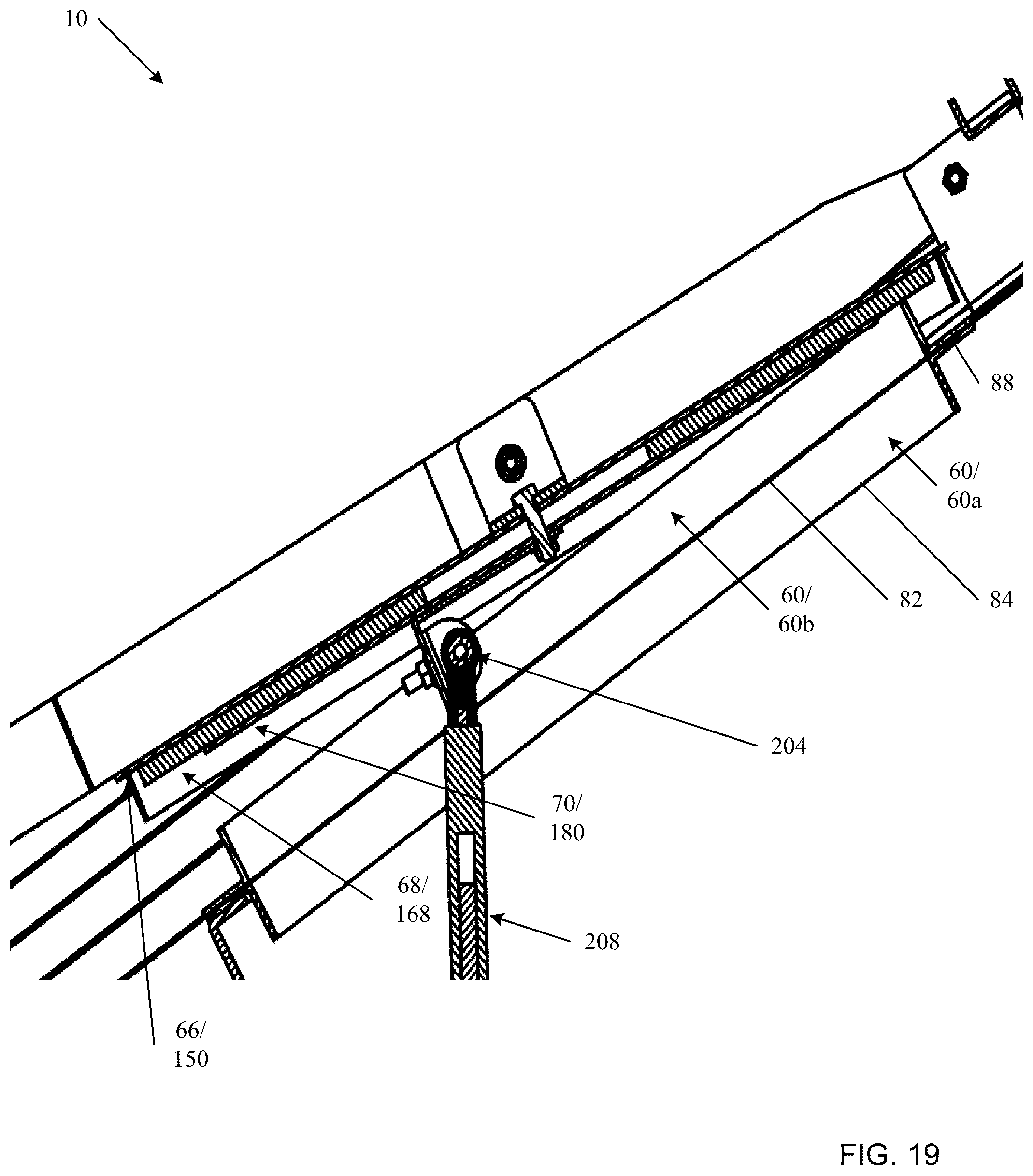 Patent US12096723 Figure 19 – Self-opening airtight roof vent system for grain storage devices