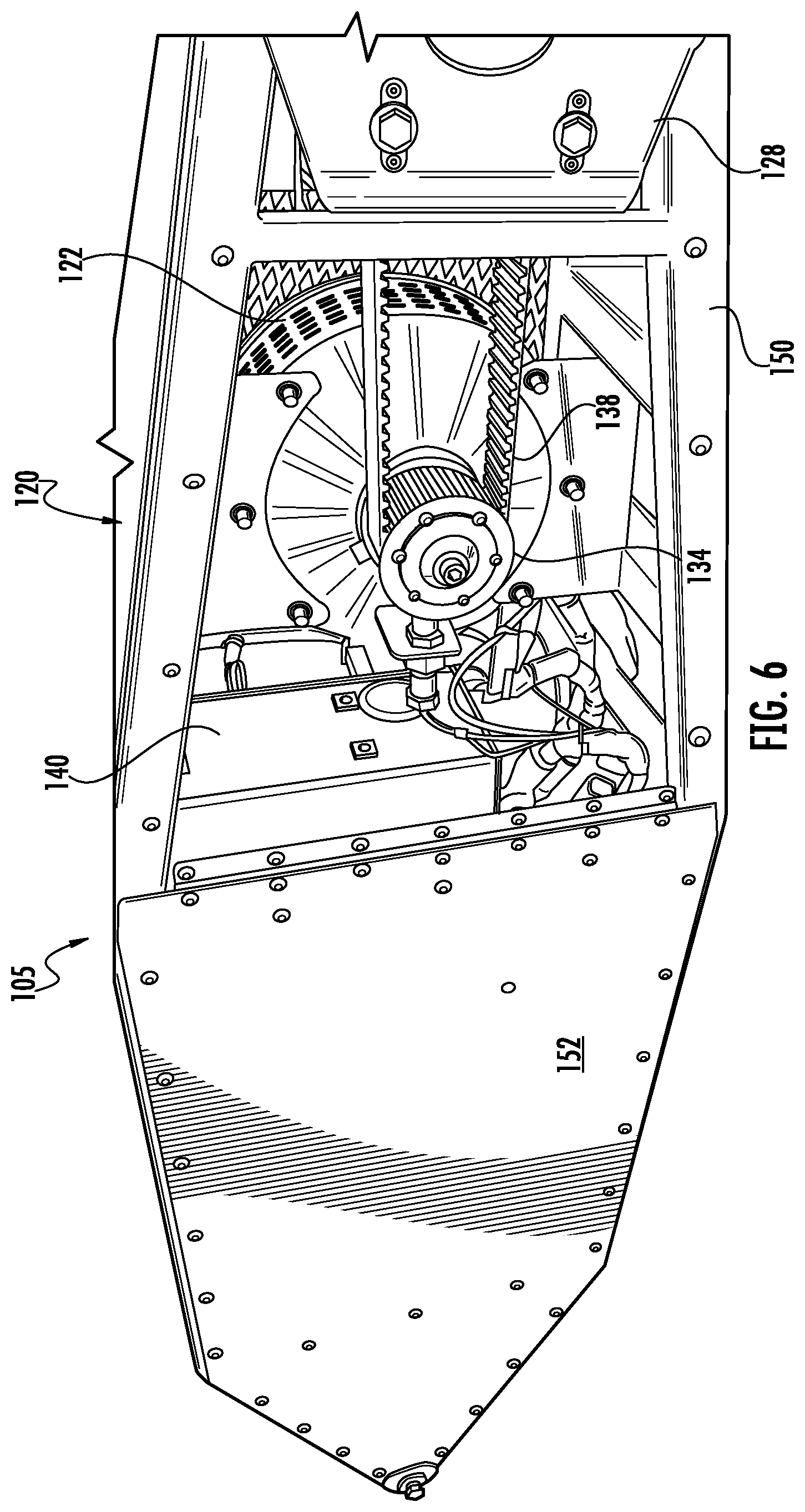 Patent US12096724 Figure 6 – Aerial tree trimming system and method including electric-powered aerial saw apparatus