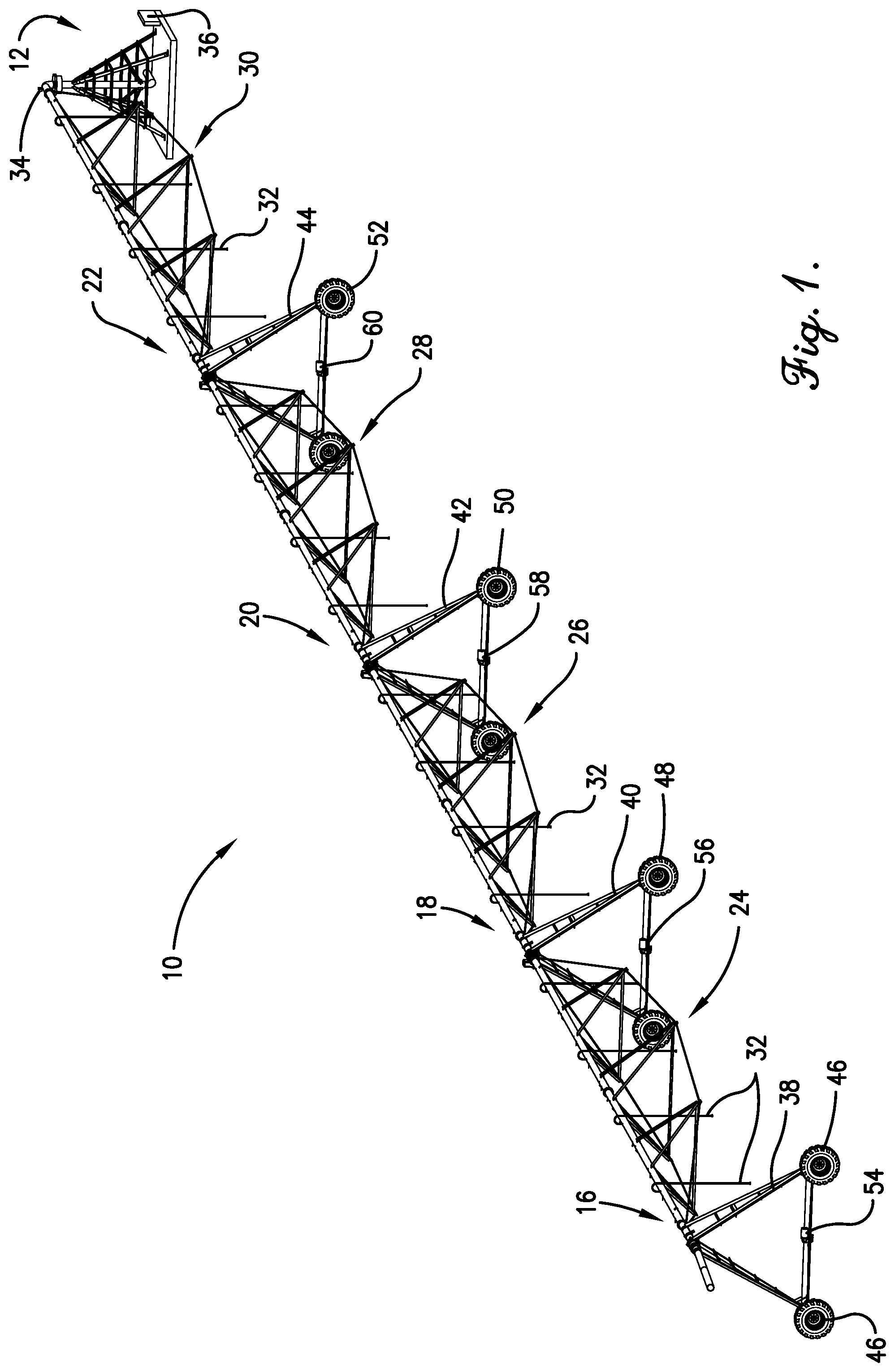 Patent US12096726 Figure 1 – Irrigation control panel with electrophoretic indicator